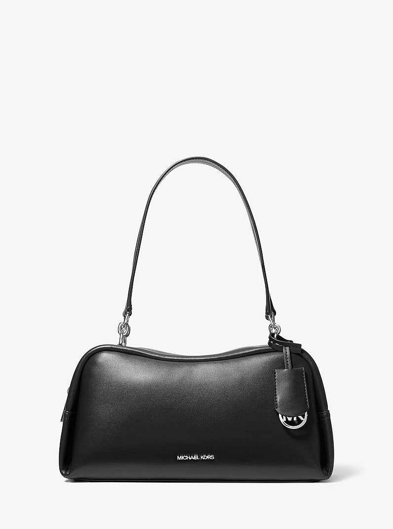 Cecily Medium Shoulder Bag in BLACK