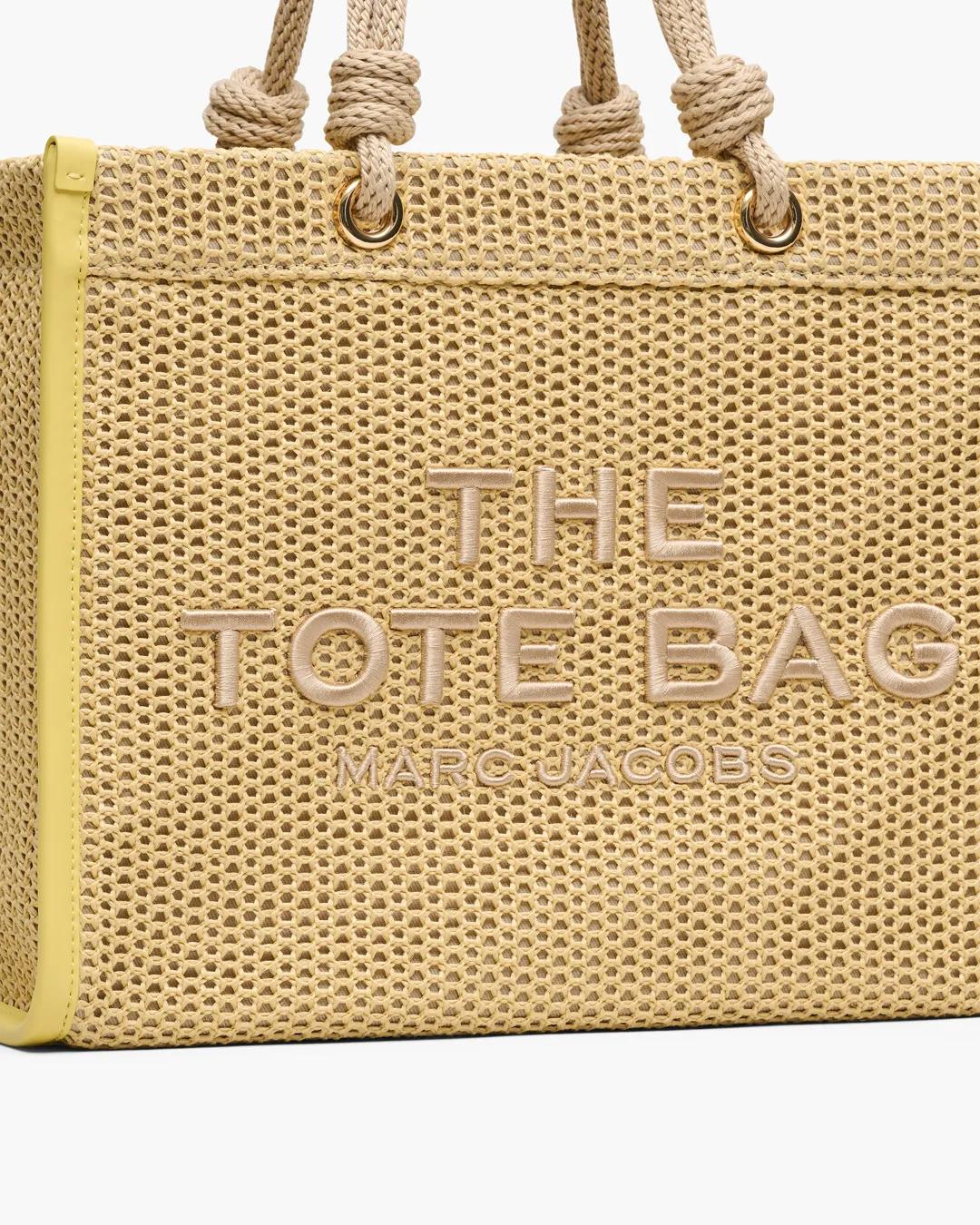 Bolsa Marc Jacobs The Woven Rope Large Tote Bag, Fibra Trançada, cor Natural, vista interna | Original Exports