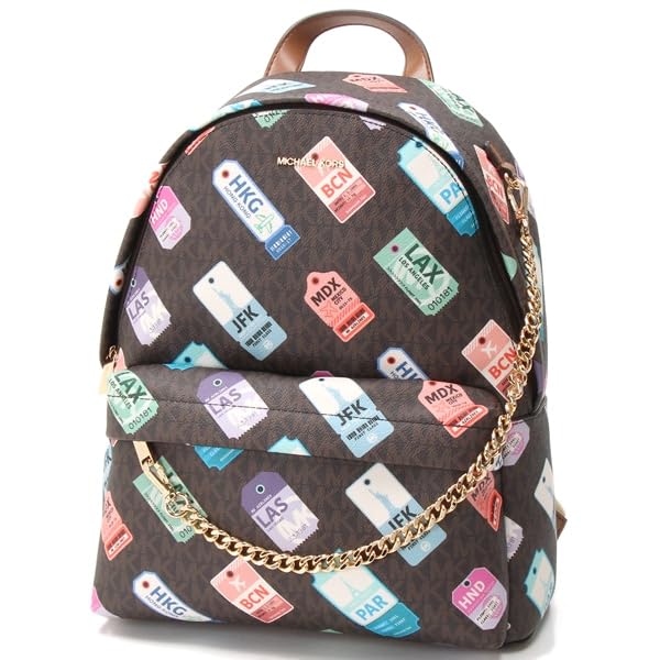 Michael Kors Slater Printed Signature Logo Backpack