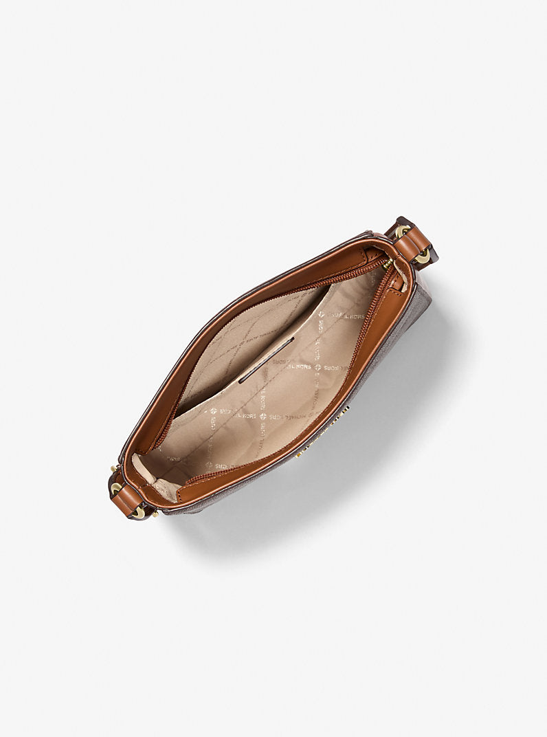 Bolsa Michael Kors Original Importada dos EUA 🇺🇸 – Modelo Trisha Couro Premium com compartimento triplo, Marrom, Medium