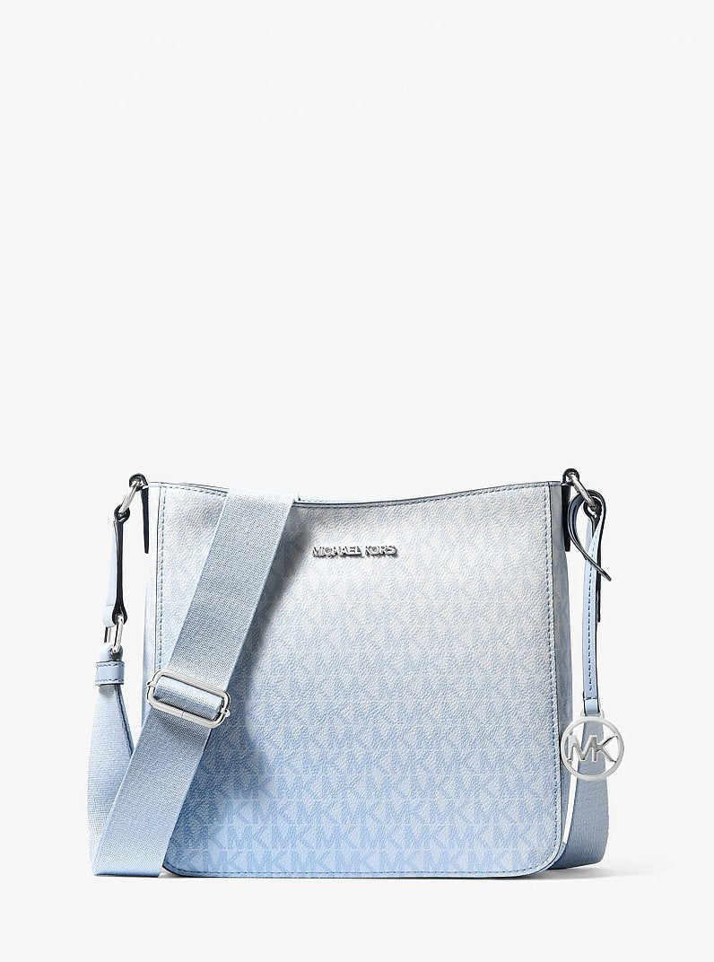 Jet Set Travel Ombré Signature Logo Crossbody Bag in PALE OCEAN | Michael Kors
