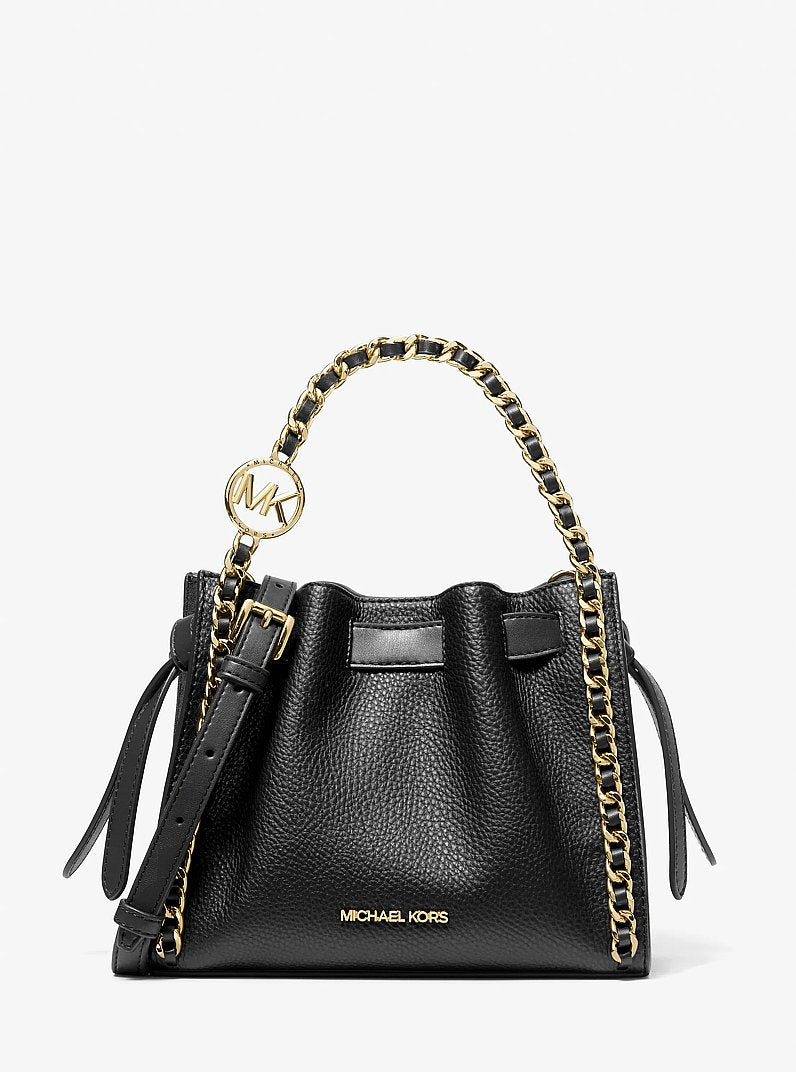 Mina Small Chain Crossbody Bag in BLACK | Michael Kors