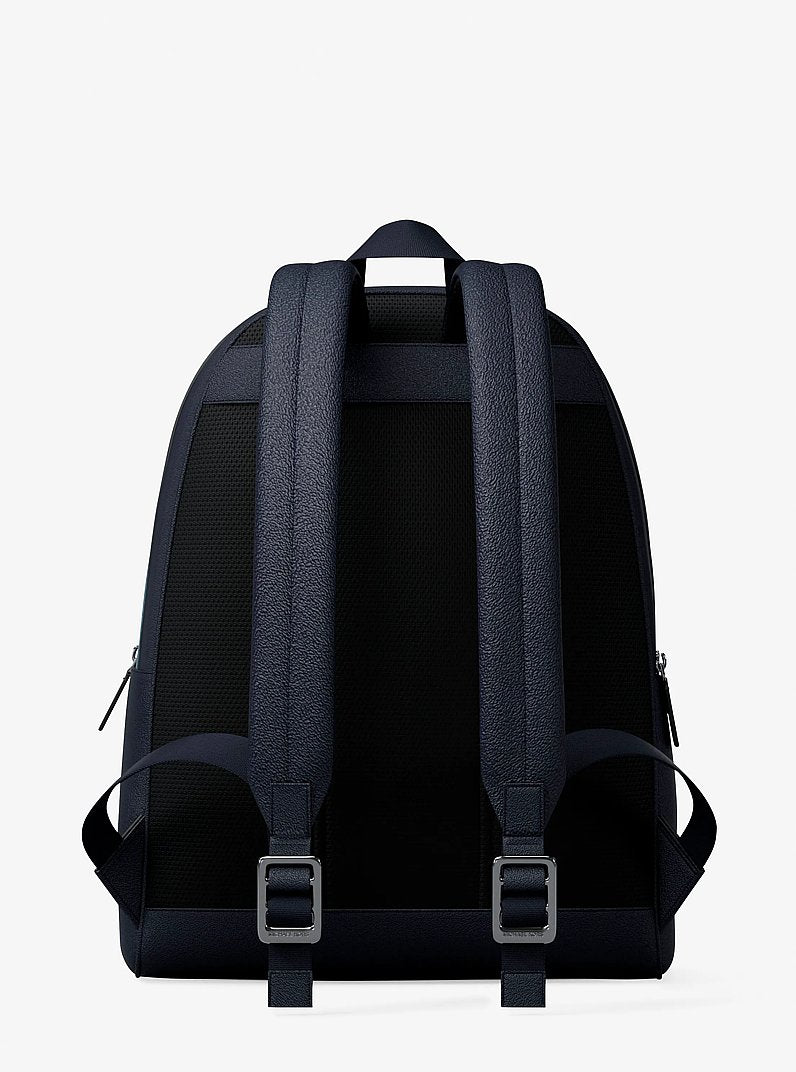 Mochila Michael Kors Pacey Embellished Striped Signature Logo Backpack, Lona com Logo Signature, cor Jeans (Denim), vista adicional 5 | Original Exports