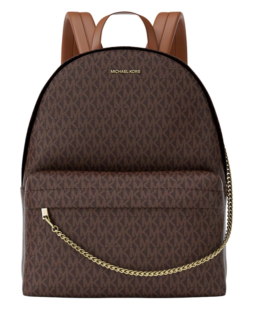 Michael Kors Slater Printed Signature Logo Backpack
