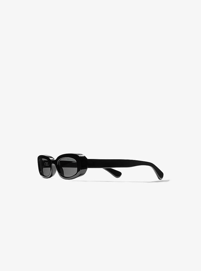 Óculos de Sol Michael Kors Forio Sunglasses, Acetato, cor Preto, vista lateral | Original Exports