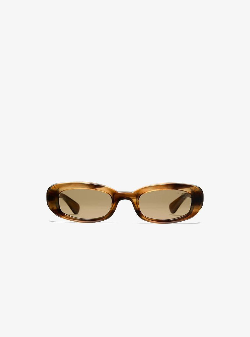 Óculos de Sol Michael Kors Forio Sunglasses, Acetato, cor Verde Oliva, vista frontal | Original Exports