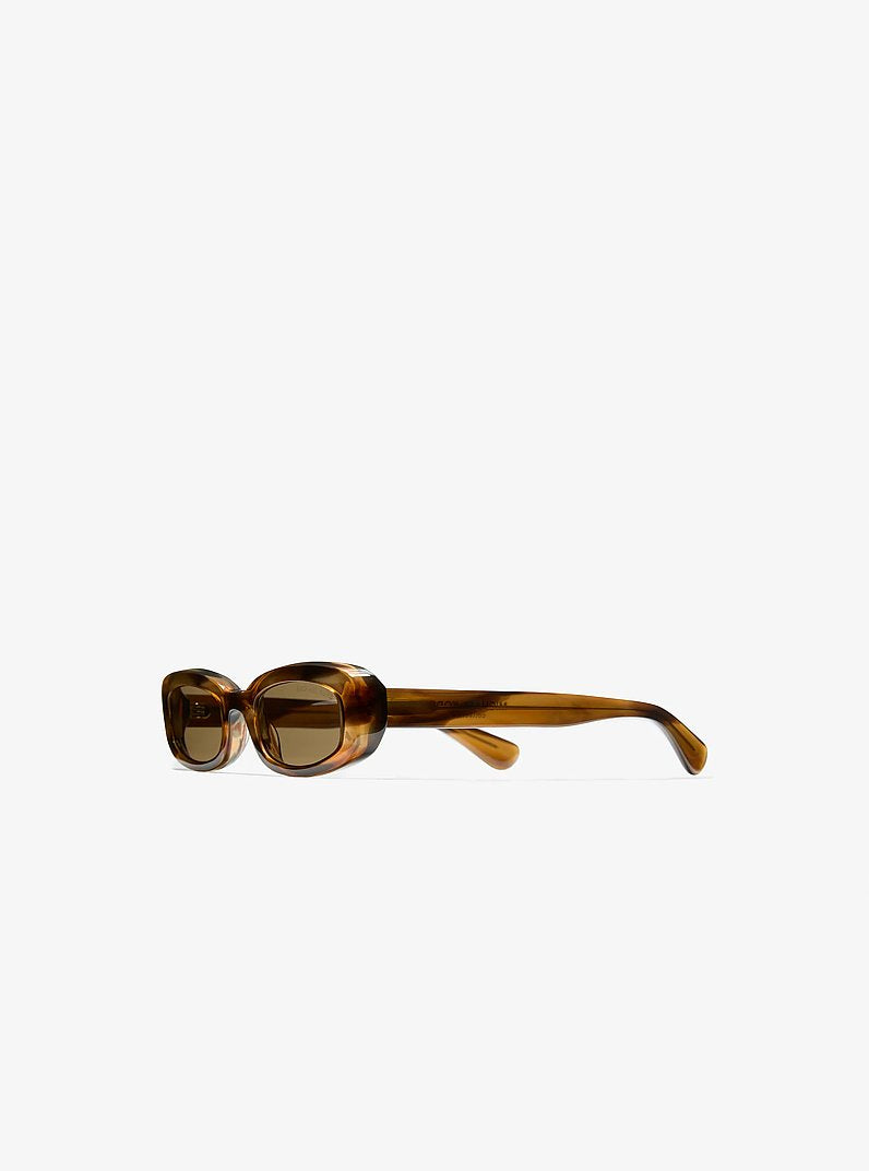 Óculos de Sol Michael Kors Forio Sunglasses, Acetato, cor Verde Oliva, vista lateral | Original Exports
