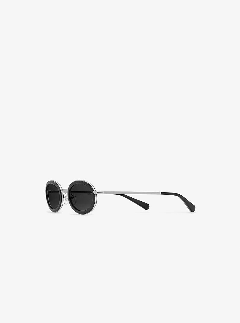 Óculos de Sol Michael Kors Camden Sunglasses, Metal, cor Preto, vista lateral | Original Exports