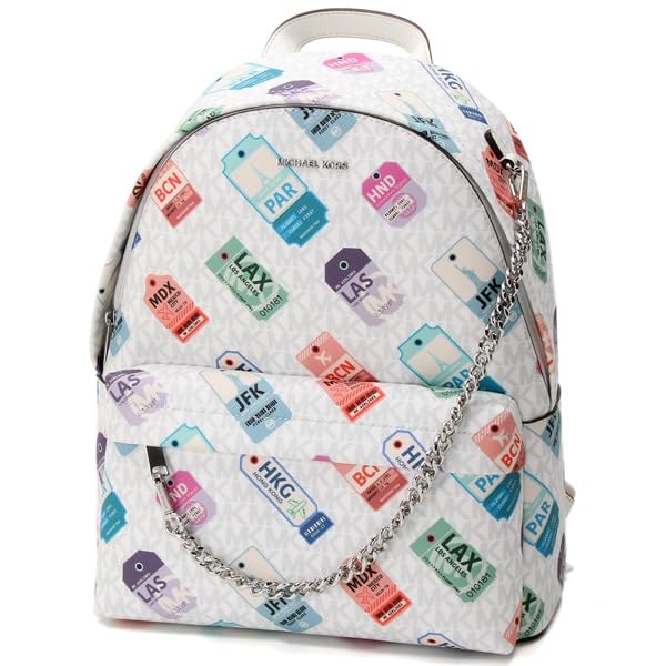 Michael Kors Slater Printed Signature Logo Backpack