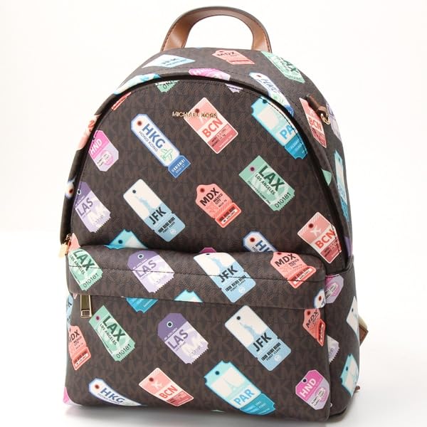 Michael Kors Slater Printed Signature Logo Backpack