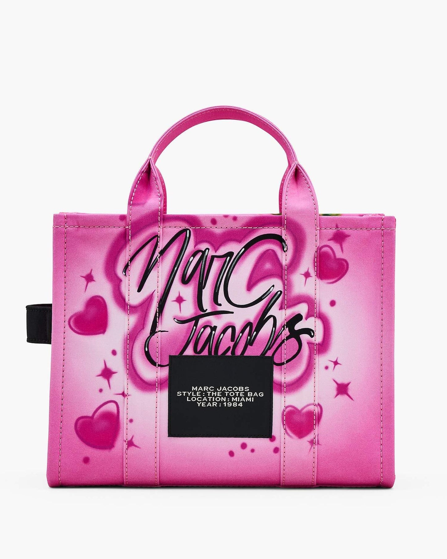 Marc Jacobs The City Tote lona média com alça transversal
