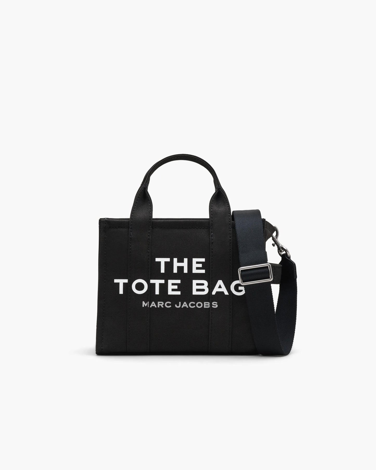 Bolsa Marc Jacobs The Canvas Small Tote Bag, Lona de Algodão, cor Preto, vista frontal | Original Exports