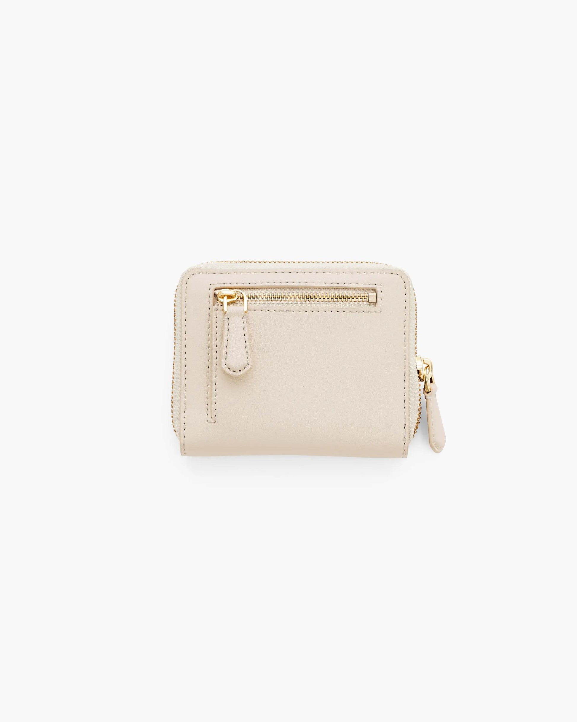 Carteira Marc Jacobs The Everyday Slim Compact Wallet, Couro Legítimo Liso, cor Branco Nuvem, vista interna | Original Exports