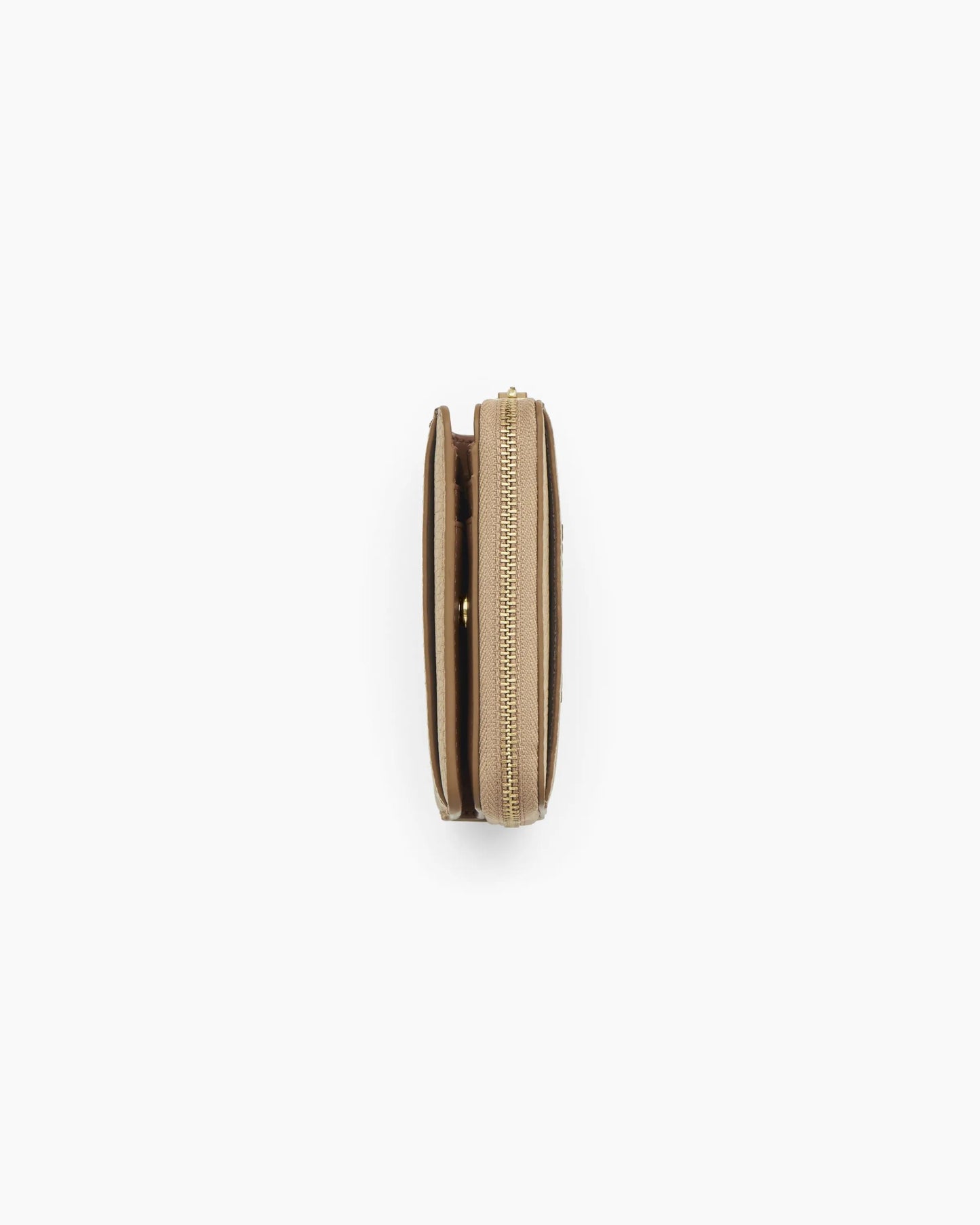 Carteira Marc Jacobs The Leather Mini Compact Wallet, Couro Legítimo, cor Camelo, vista interna | Original Exports