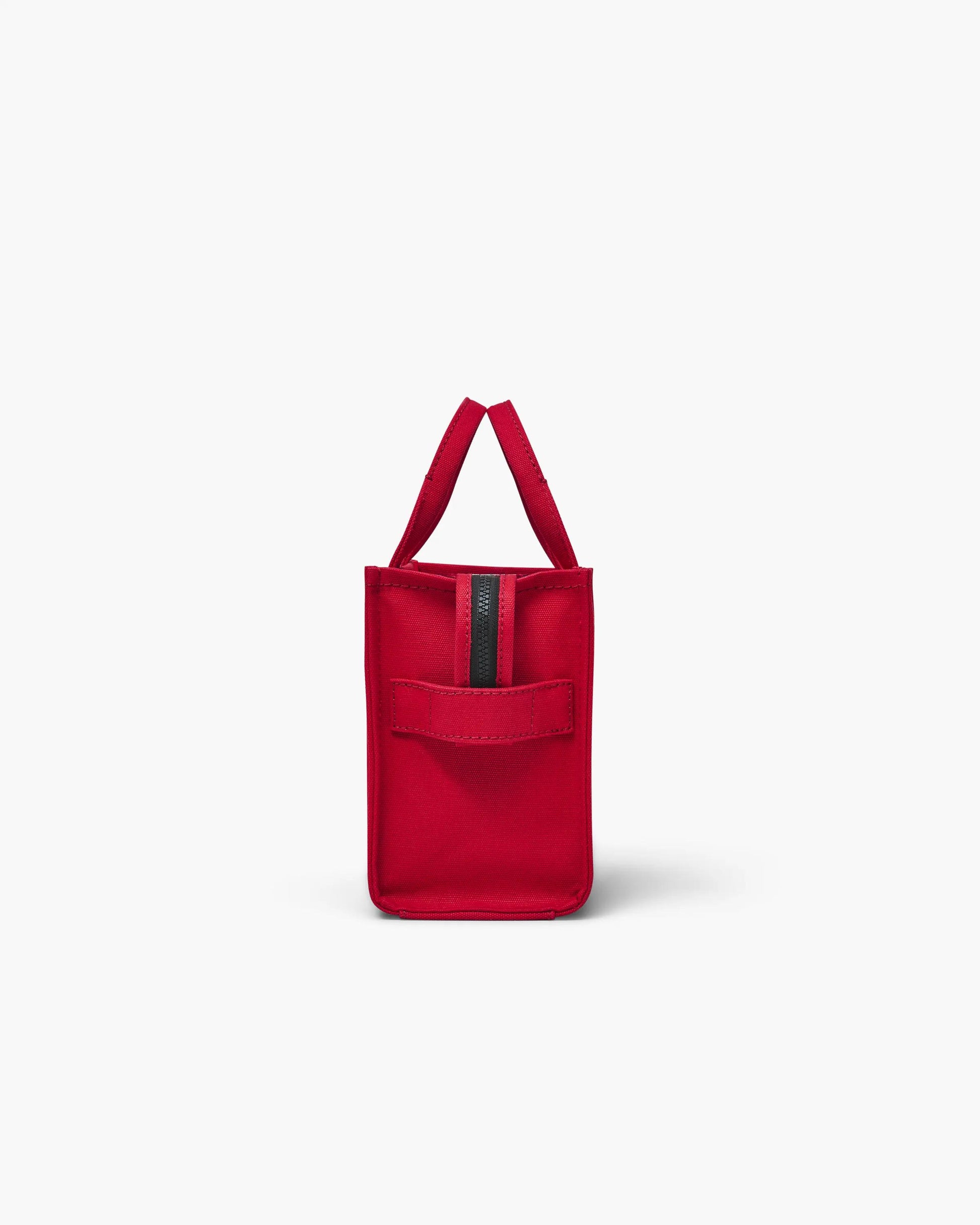 Bolsa Marc Jacobs The Canvas Small Tote Bag, Lona de Algodão, cor Vermelho Intenso, detalhe do material | Original Exports