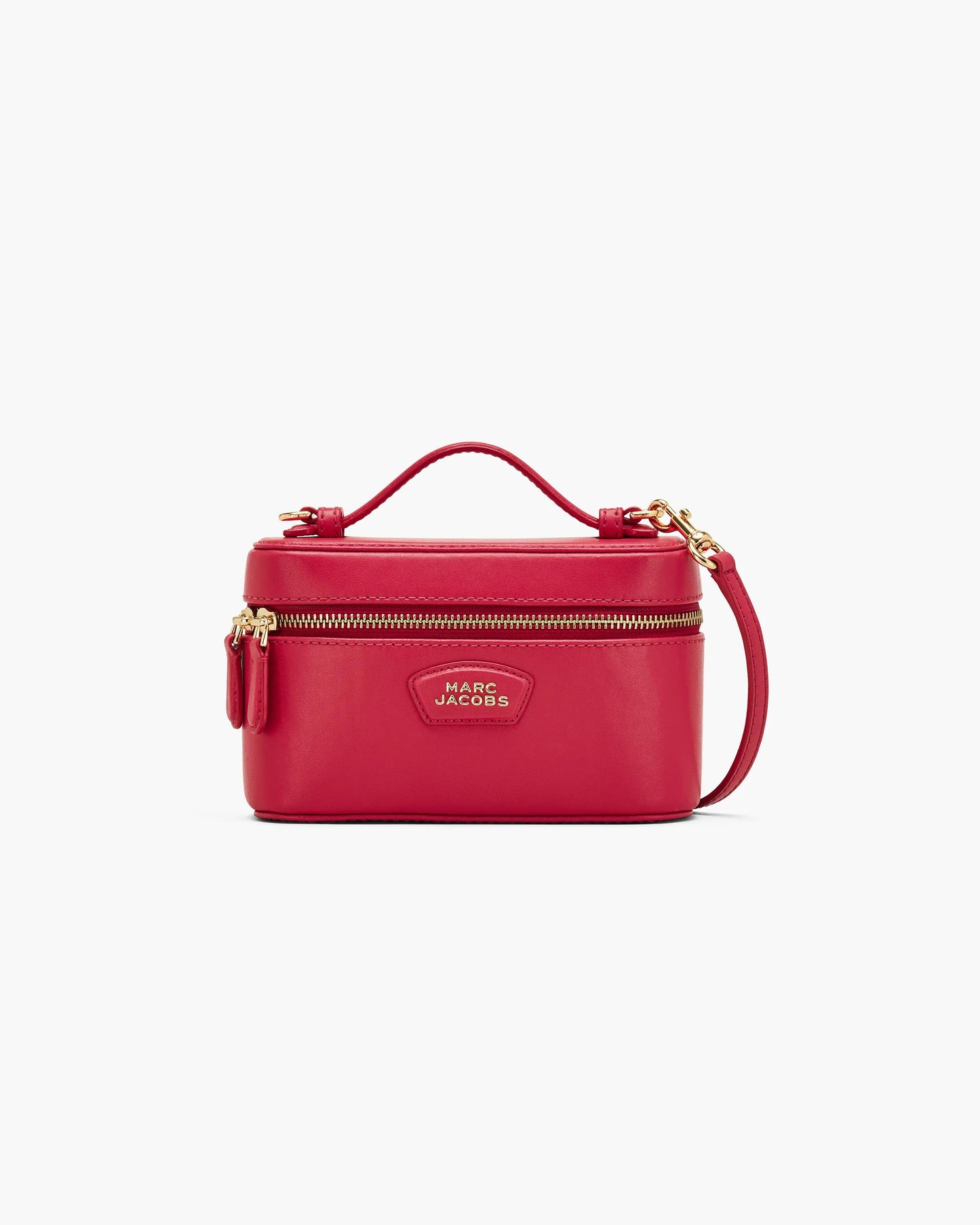 Bolsa Marc Jacobs The Everyday Vanity Bag, Couro Legítimo Liso, cor Vermelho Intenso, vista frontal | Original Exports