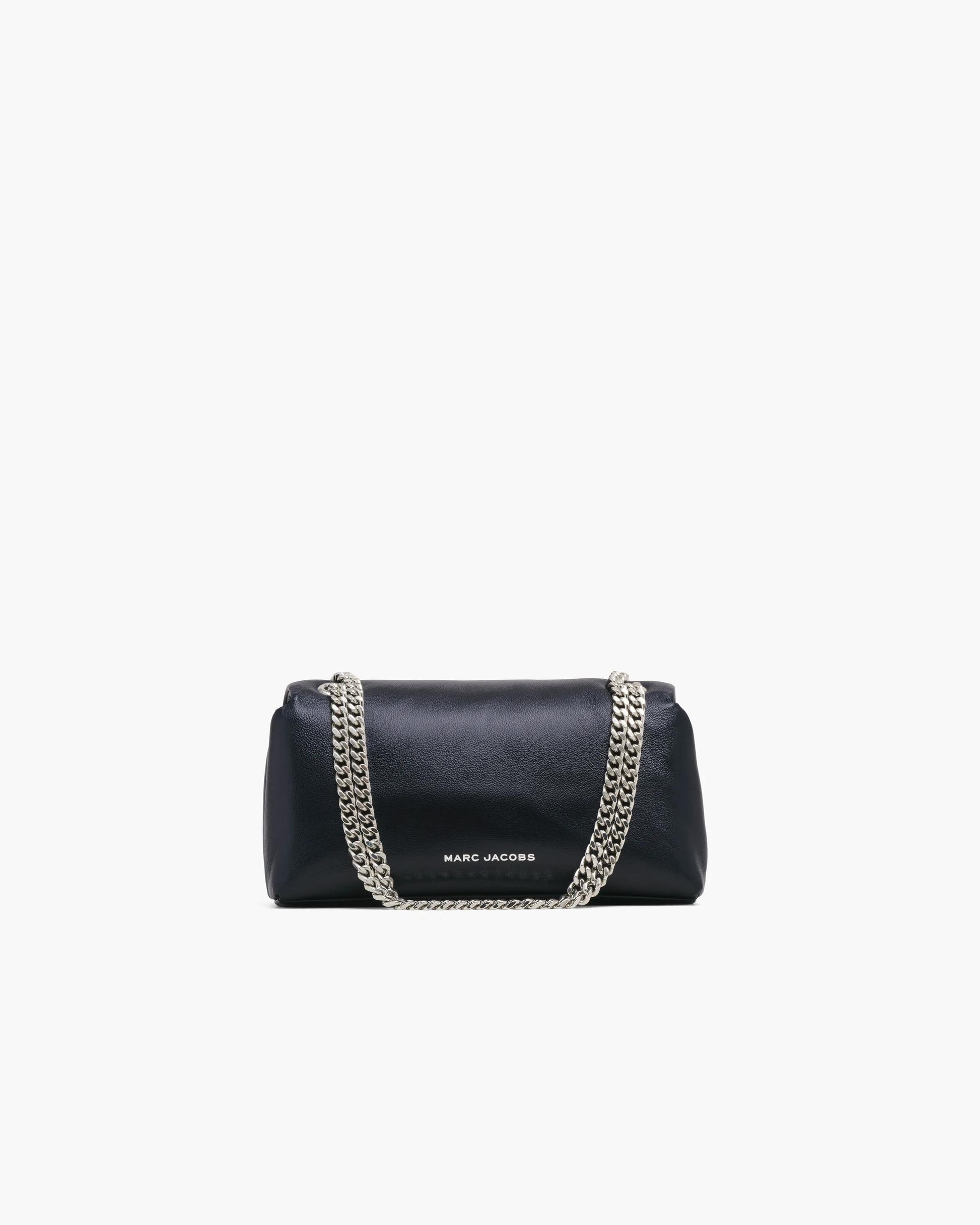 Bolsa Marc Jacobs Scene Chain Mini Bag, Couro de Carneiro, cor Preto, detalhe do material | Original Exports
