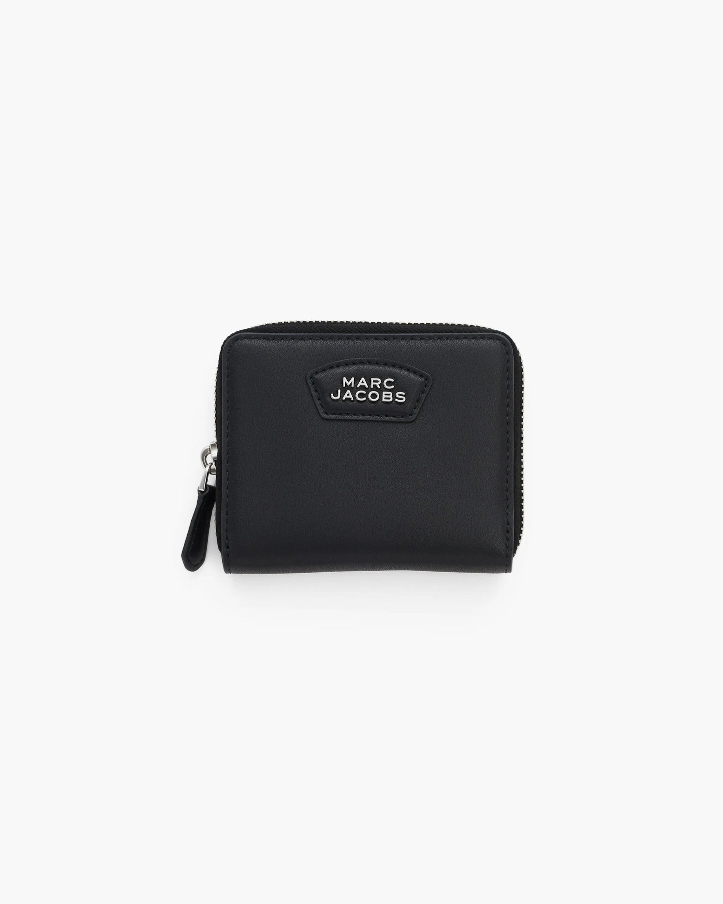 Carteira Marc Jacobs The Everyday Slim Compact Wallet, Couro Legítimo Liso, cor Preto, vista frontal | Original Exports