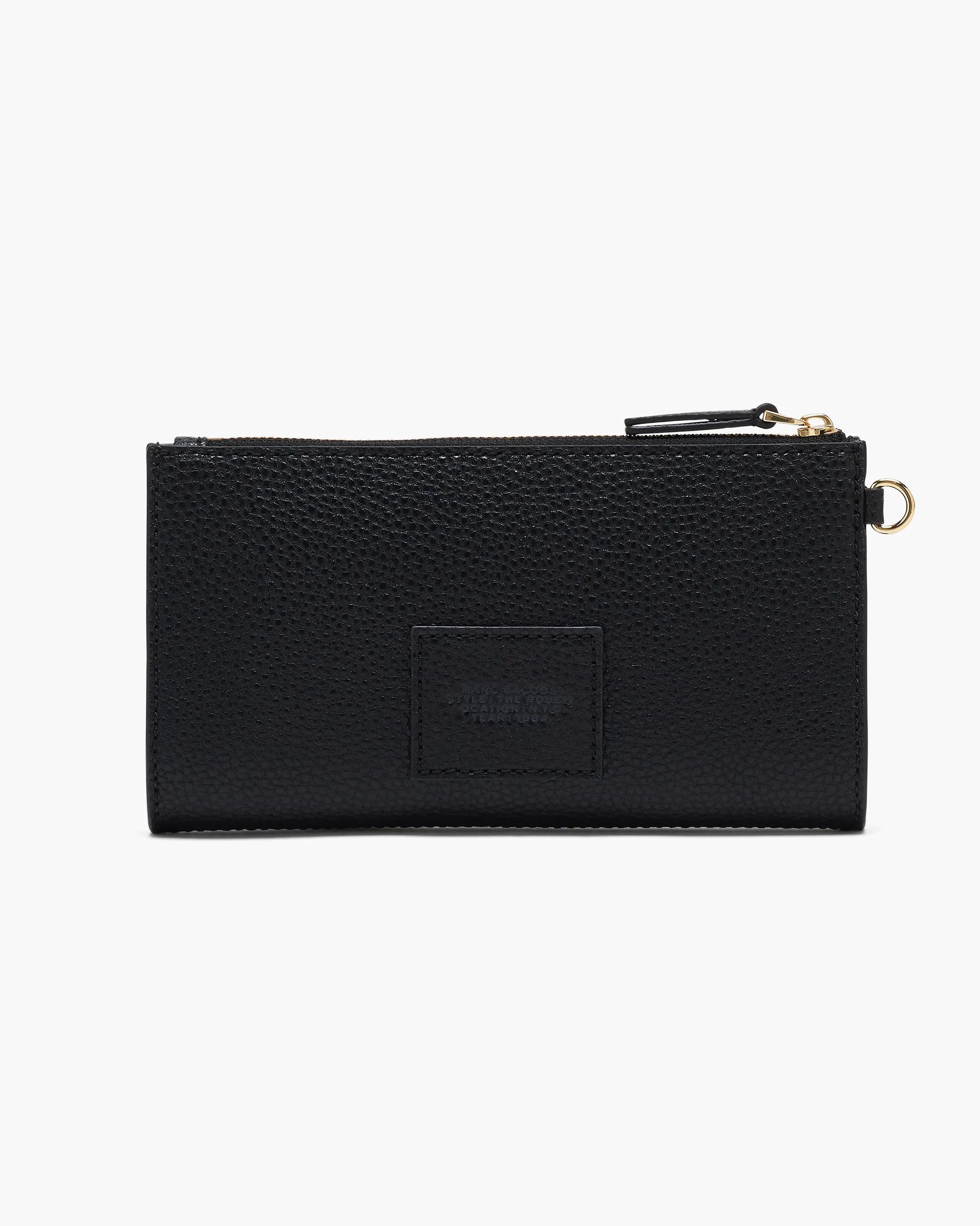 Pochete Marc Jacobs The Leather Pouch, Couro Martelado, cor Preto, vista lateral | Original Exports
