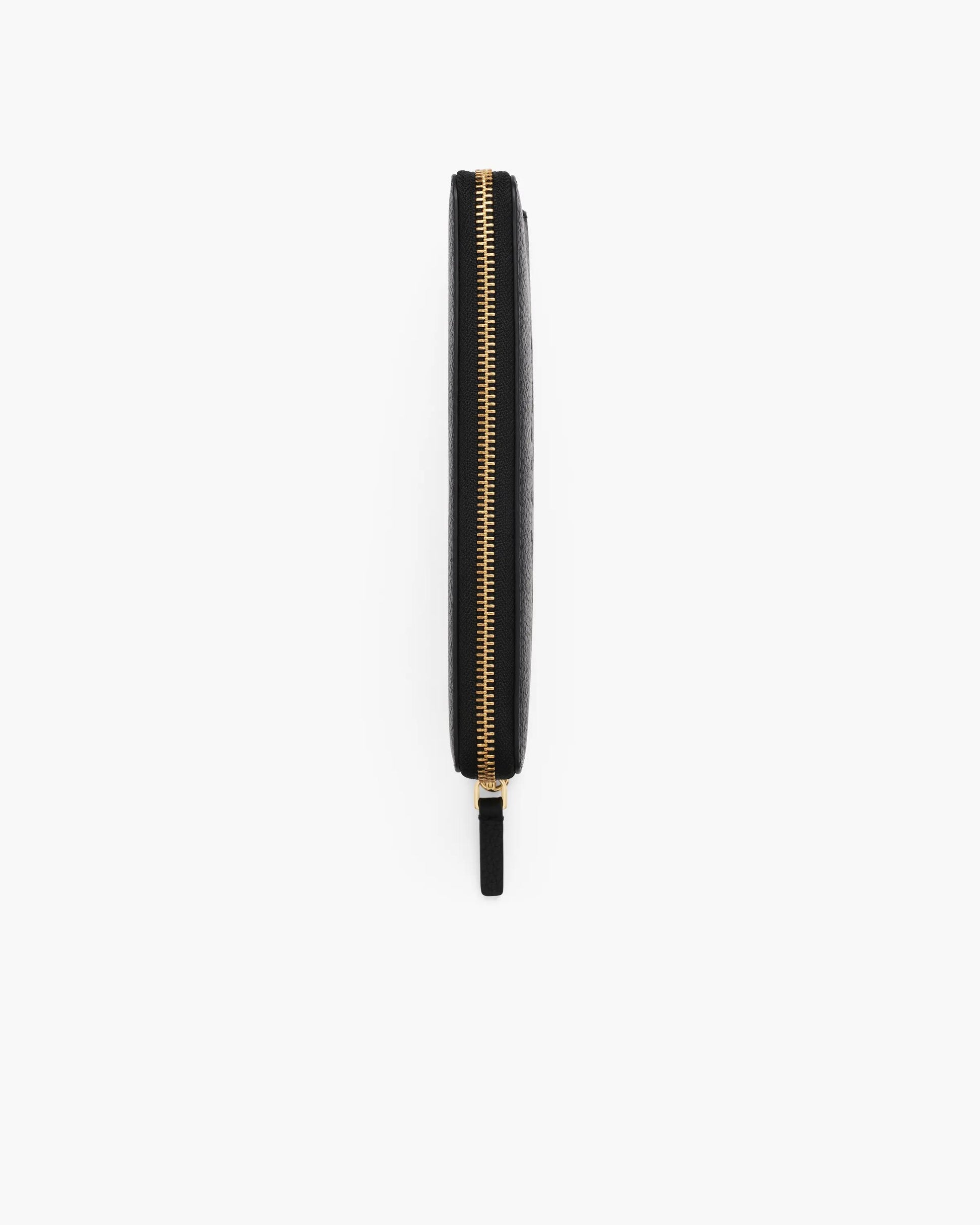 Carteira Marc Jacobs The Leather Continental Wallet, Couro Legítimo Full-Grain, cor Preto, vista interna | Original Exports