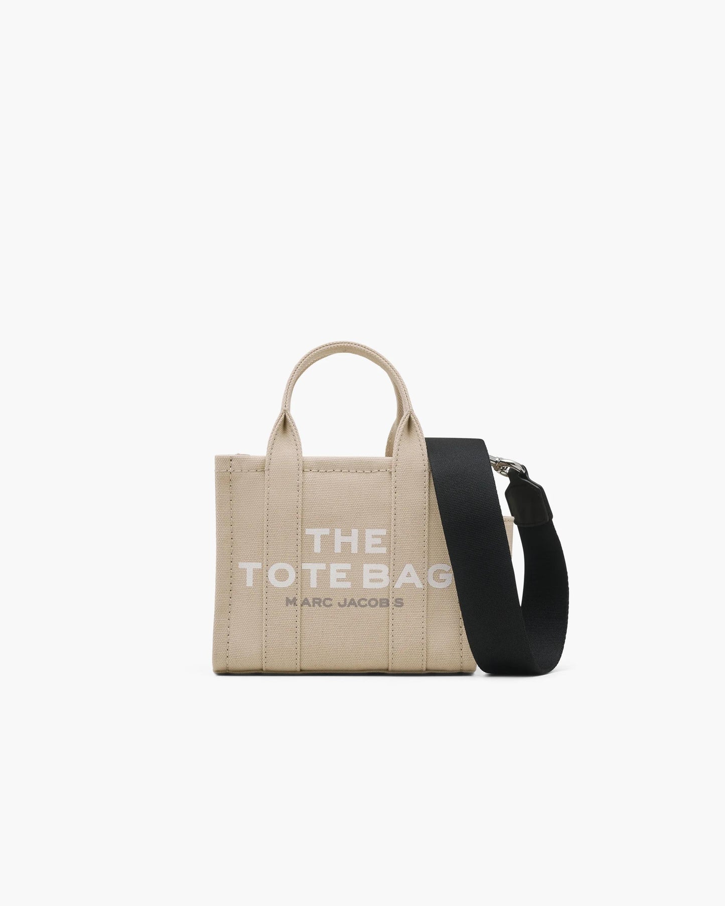 Bolsa Marc Jacobs The Canvas Crossbody Tote Bag, Lona de Algodão resistente, cor Beige, vista frontal | Original Exports