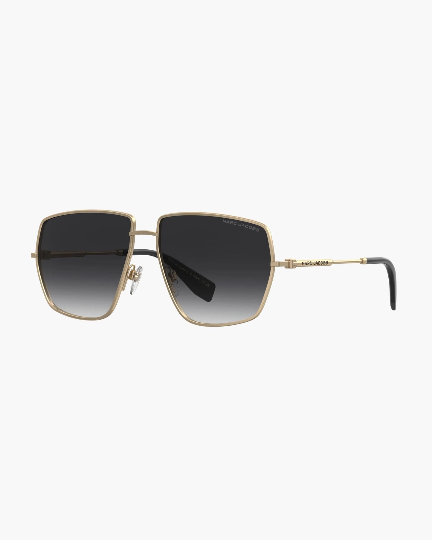 Óculos de Sol Marc Jacobs The Pilot Sunglasses, Metal, cor Dourado, vista frontal | Original Exports