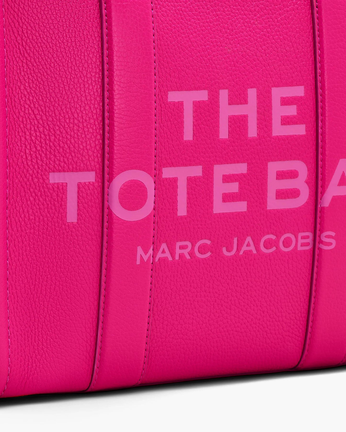 Bolsa Marc Jacobs The Leather Medium Tote Bag, Couro Legítimo, cor Pink, vista interna | Original Exports