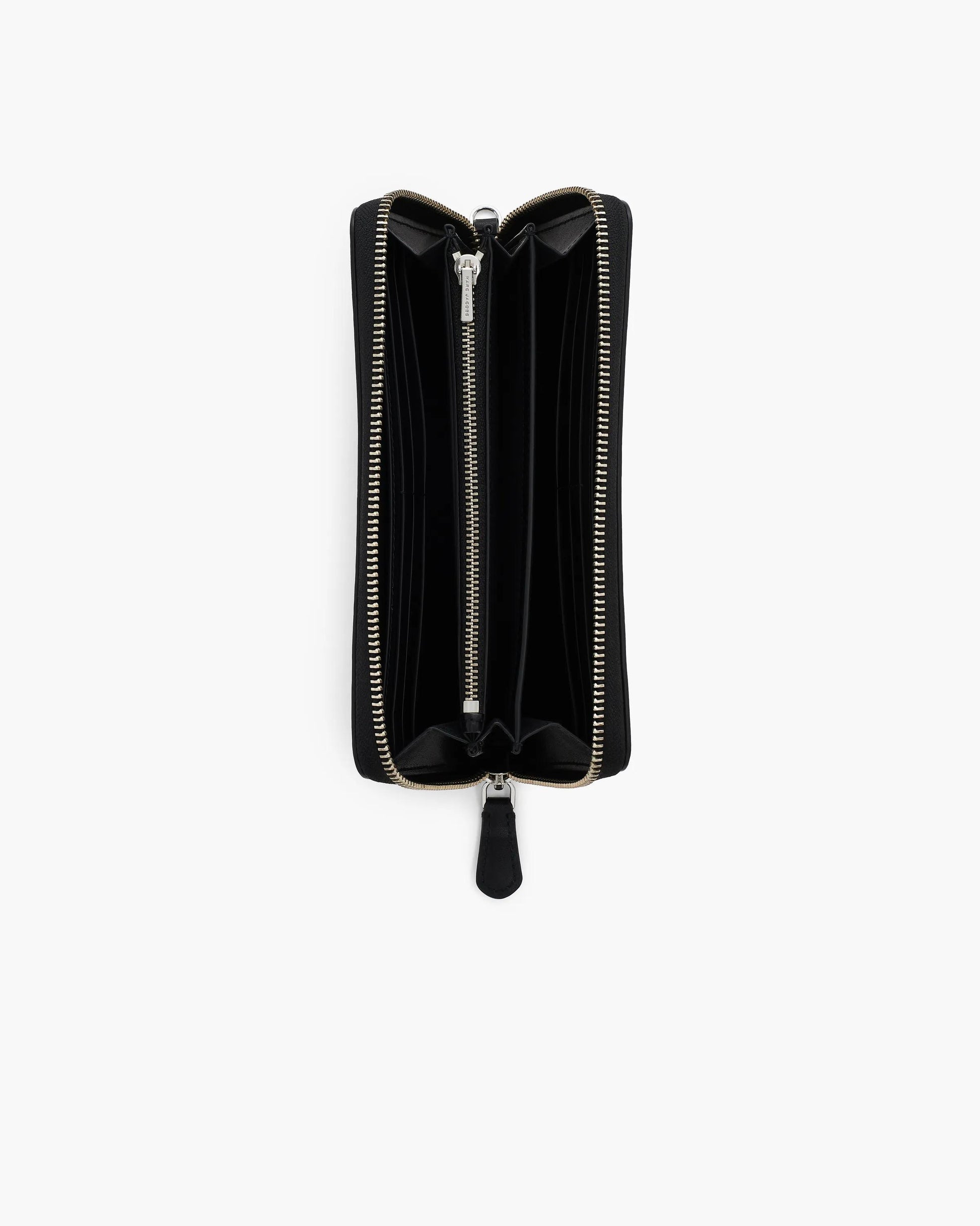 Carteira Marc Jacobs The Everyday Continental Wallet, Couro Legítimo Liso, cor Preto, vista lateral | Original Exports