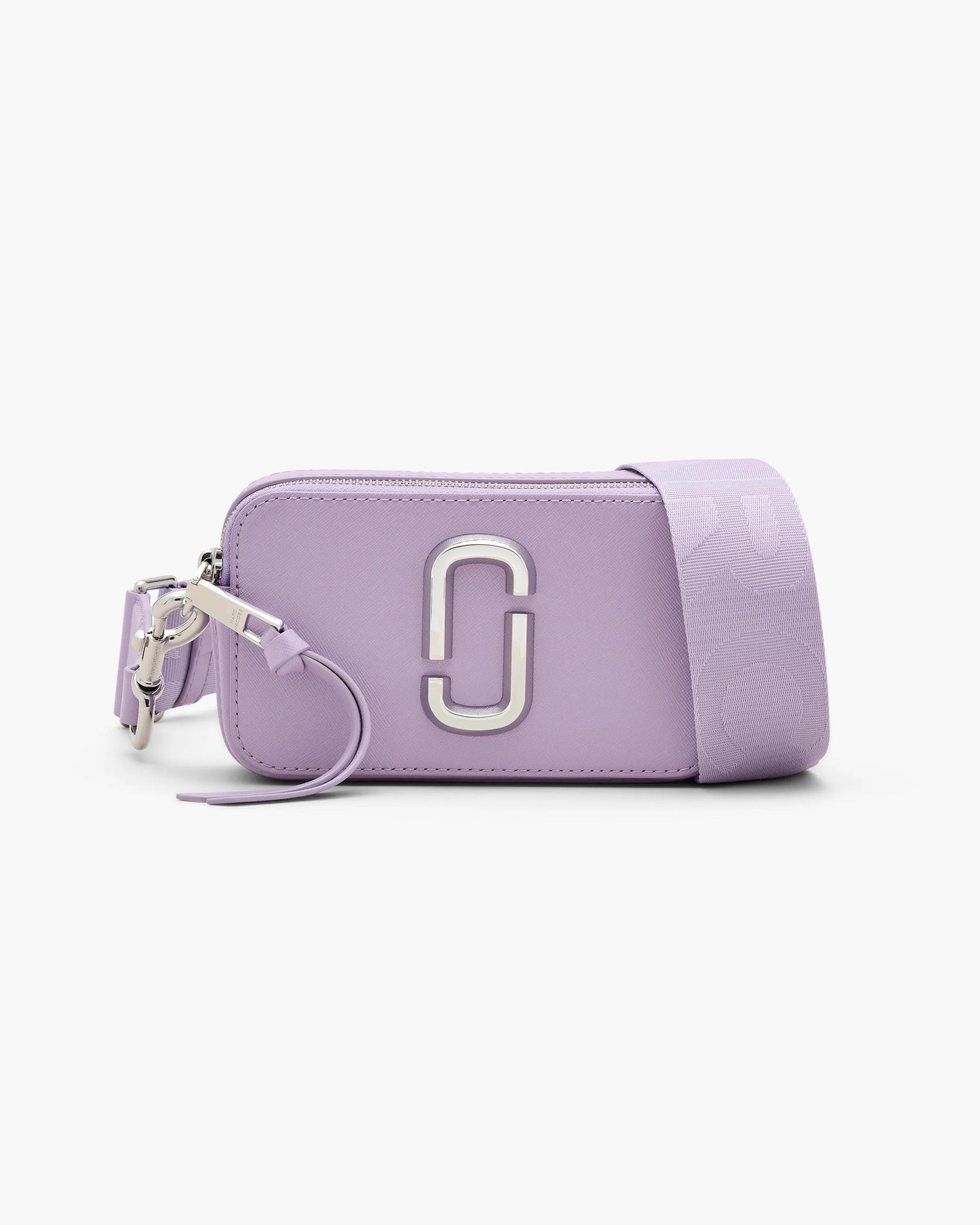 Bolsa Marc Jacobs The Snapshot, Couro Saffiano Legítimo, cor Lilás, vista frontal | Original Exports