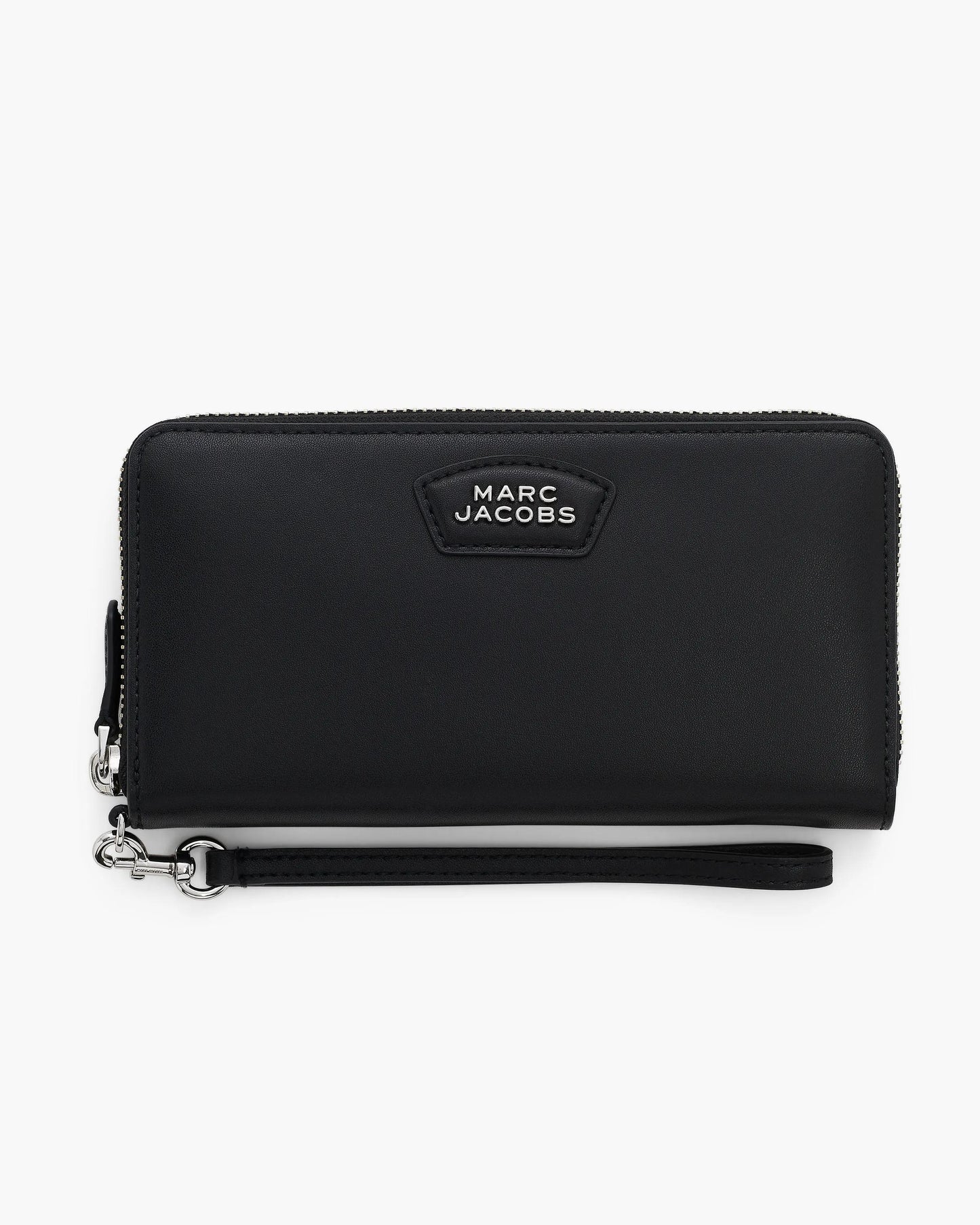 Carteira Marc Jacobs The Everyday Continental Wallet, Couro Legítimo Liso, cor Preto, vista frontal | Original Exports