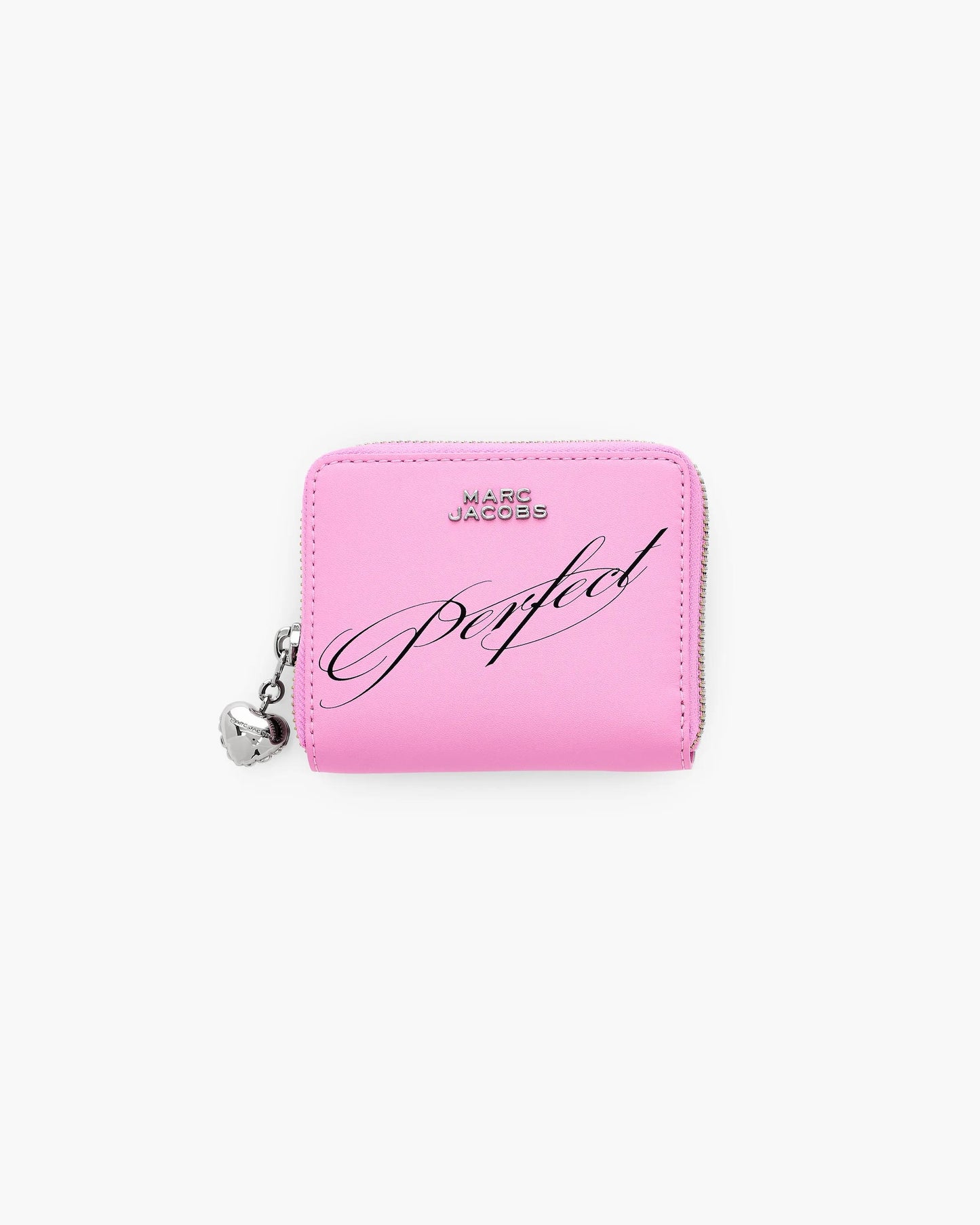 Carteira Marc Jacobs The Perfect Everyday Slim Compact Wallet, Couro Legítimo Liso, cor Rosa Prisma, vista frontal | Original Exports