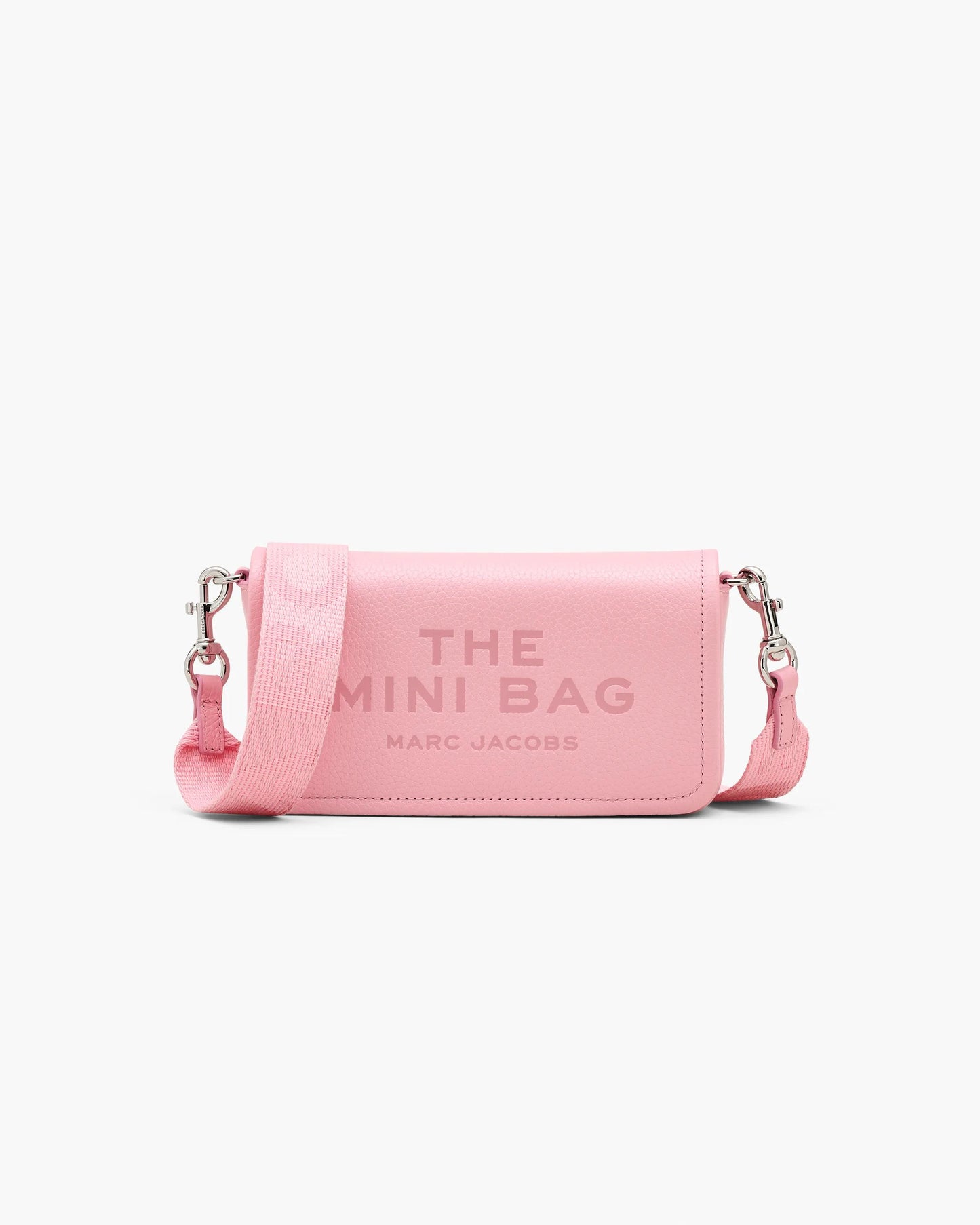 Bolsa Marc Jacobs The Leather Mini Bag, Couro Legítimo, cor Rosa Fita, vista frontal | Original Exports