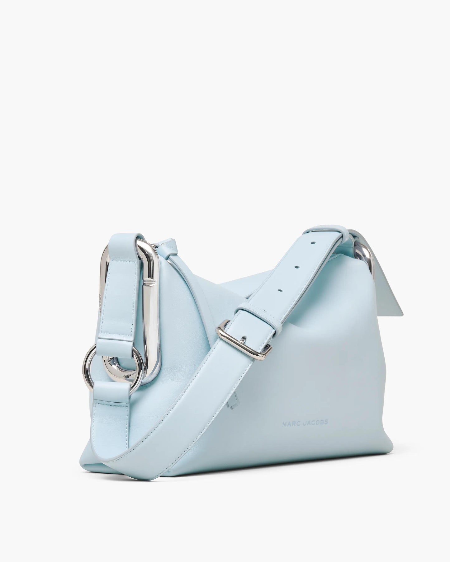 Bolsa Marc Jacobs Scene Medium Shoulder Bag, Couro Legítimo Liso, cor Azul Névoa, vista frontal | Original Exports