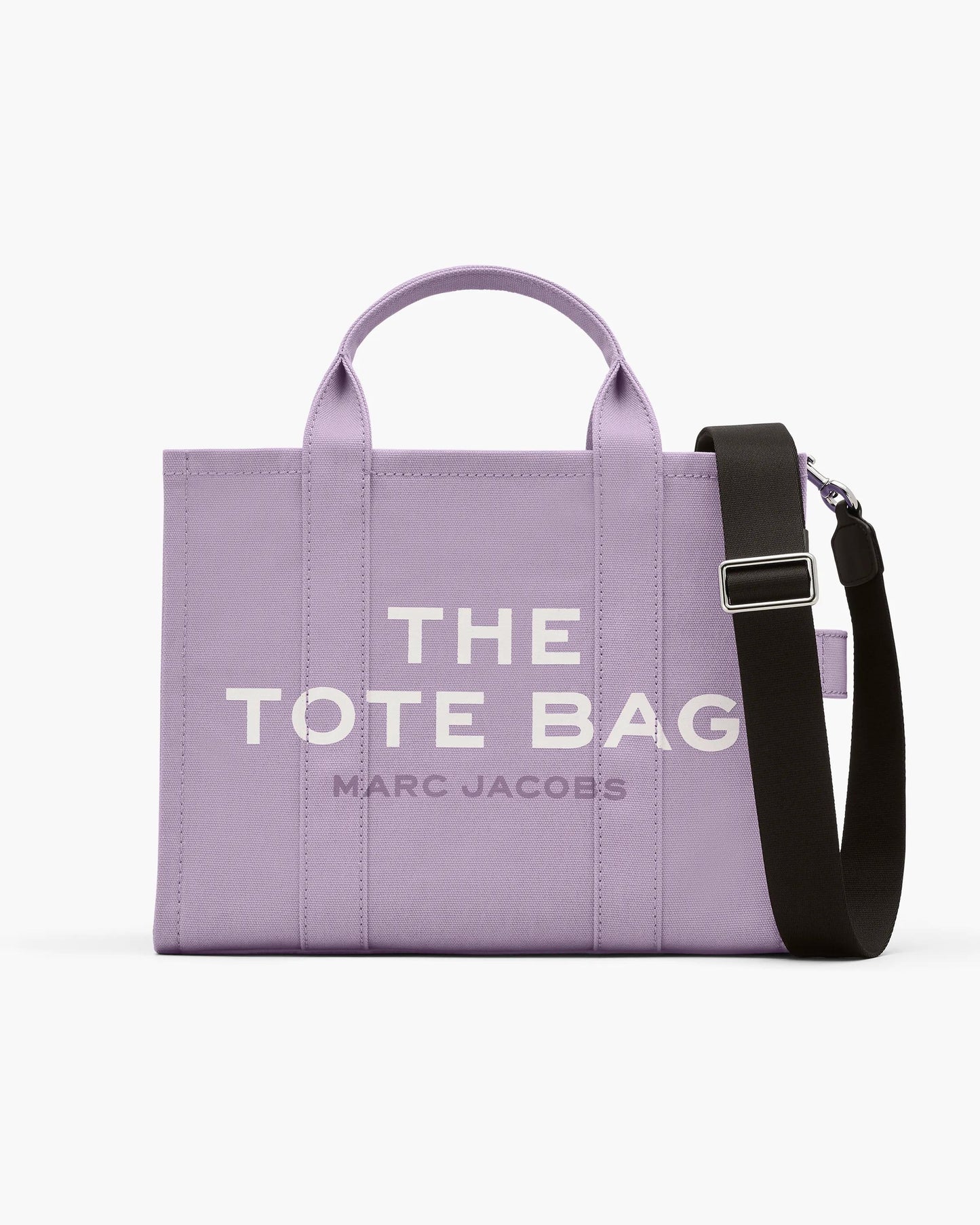 Bolsa Marc Jacobs The Canvas Medium Tote Bag, Lona de Algodão, cor Lilás, vista frontal | Original Exports