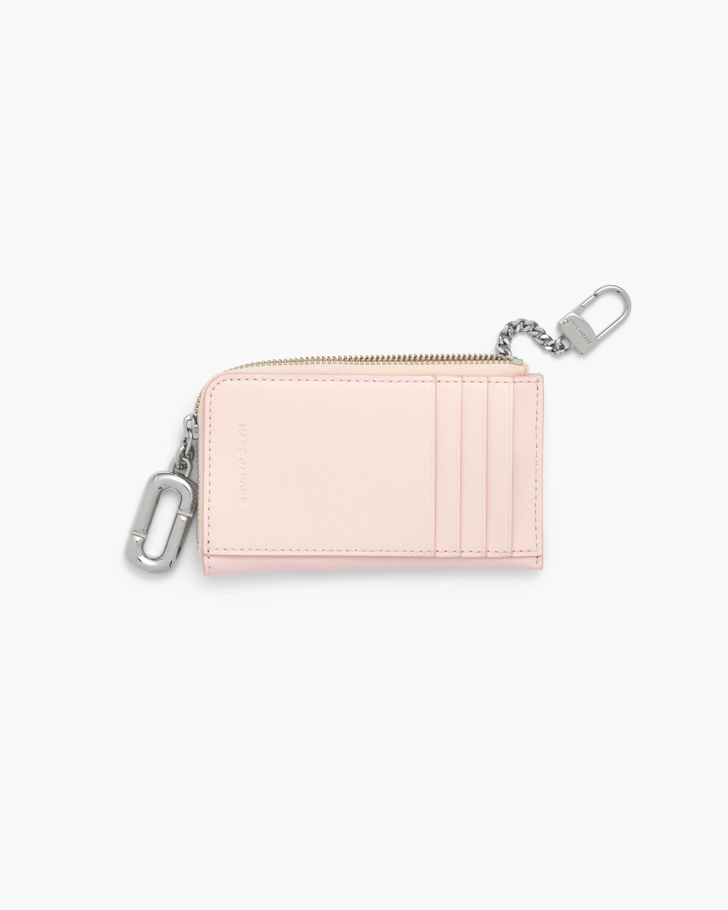 Carteira Marc Jacobs Scene Top Zip Multi Wallet, Couro Legítimo Liso, cor Rosa Pó, detalhe do material | Original Exports