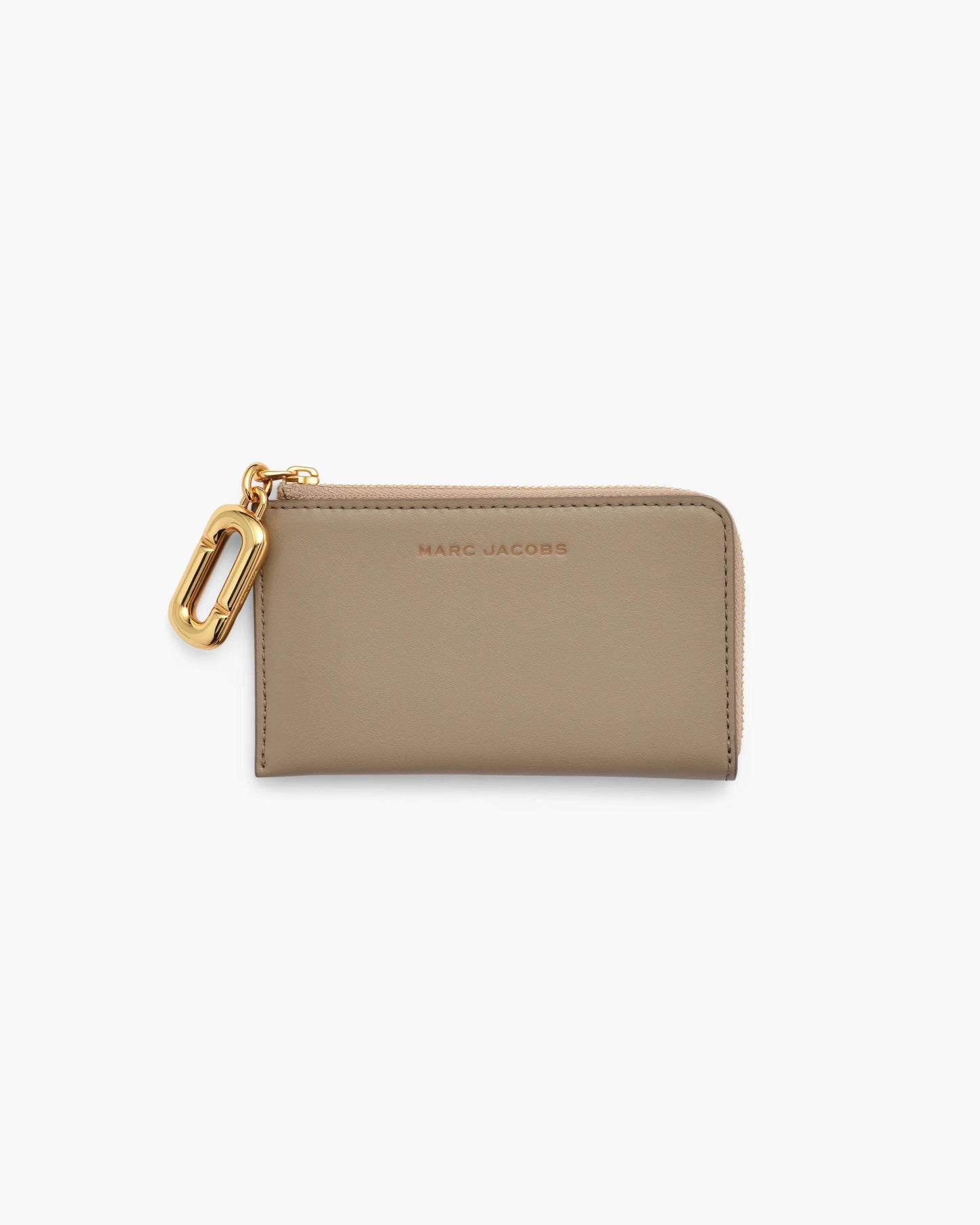 Carteira Marc Jacobs Scene Top Zip Multi Wallet, Couro Legítimo Liso, cor Ardósia Claro, vista frontal | Original Exports