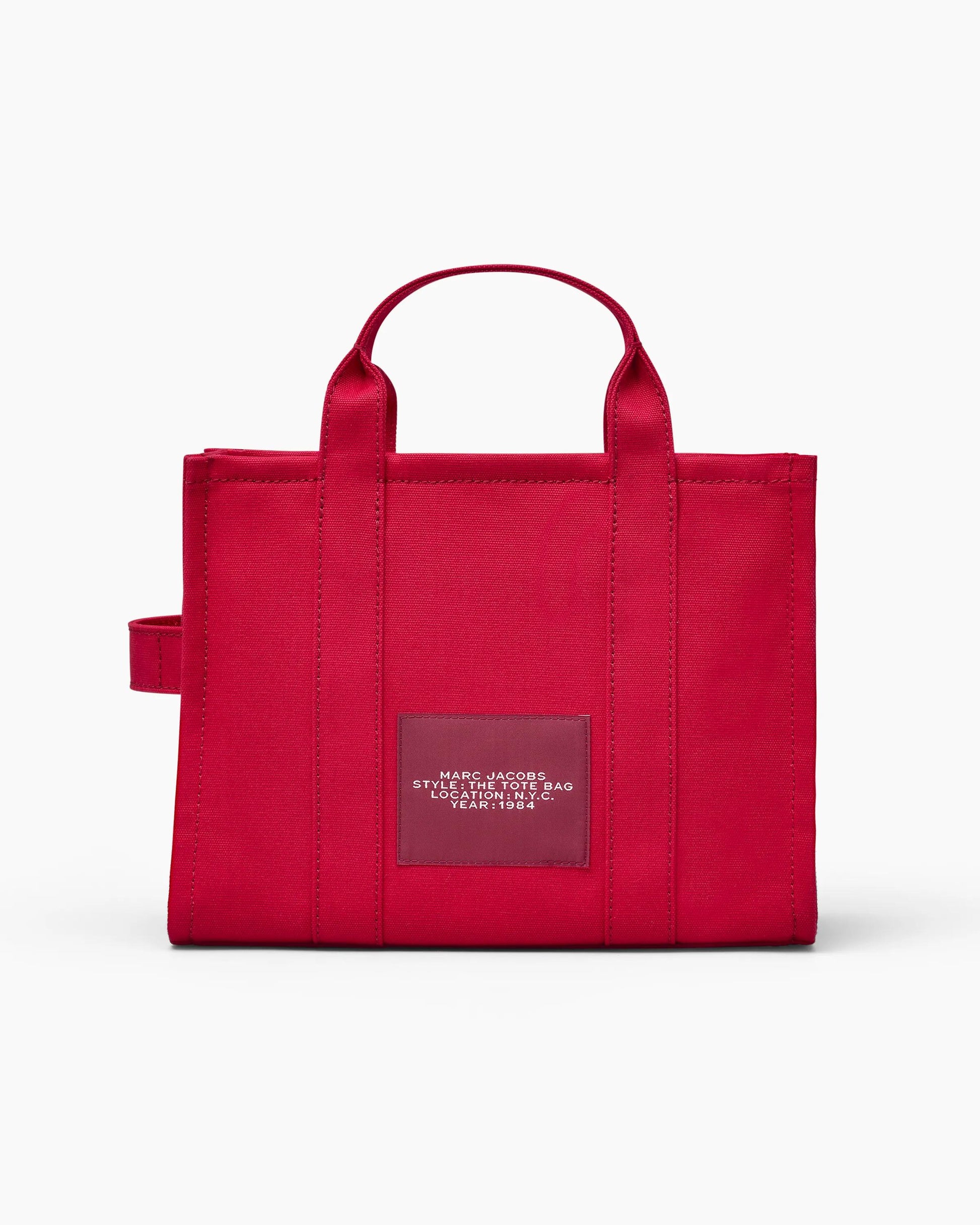 Bolsa Marc Jacobs The Canvas Medium Tote Bag, Lona de Algodão, cor Vermelho Intenso, vista interna | Original Exports