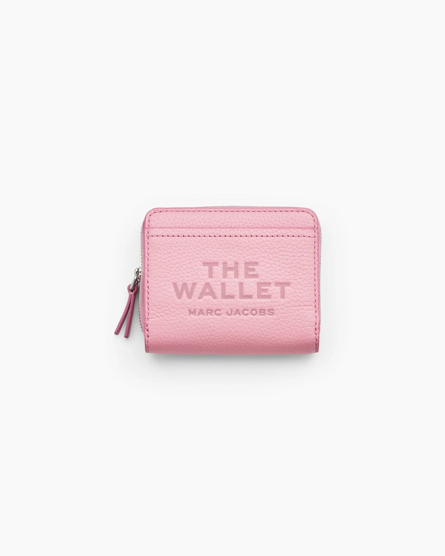 Carteira Marc Jacobs The Leather Mini Compact Wallet, Couro Legítimo, cor Rosa Fita, vista frontal | Original Exports