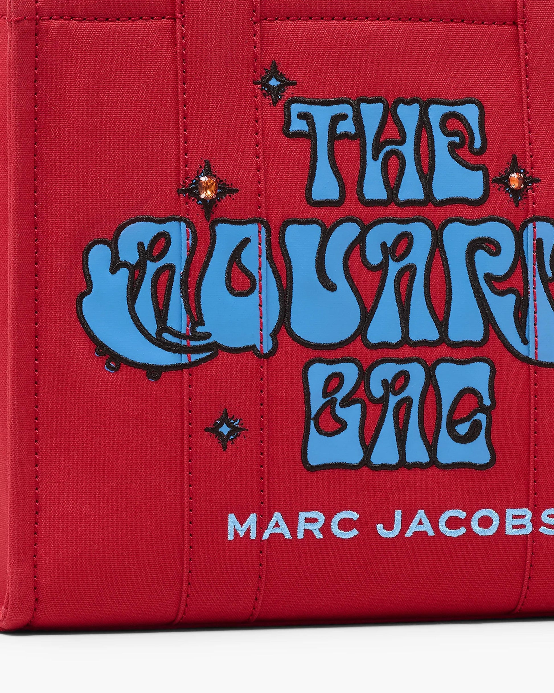 Bolsa Marc Jacobs The Zodiac Tote Bag, Lona de Algodão, cor Aquário, vista interna | Original Exports
