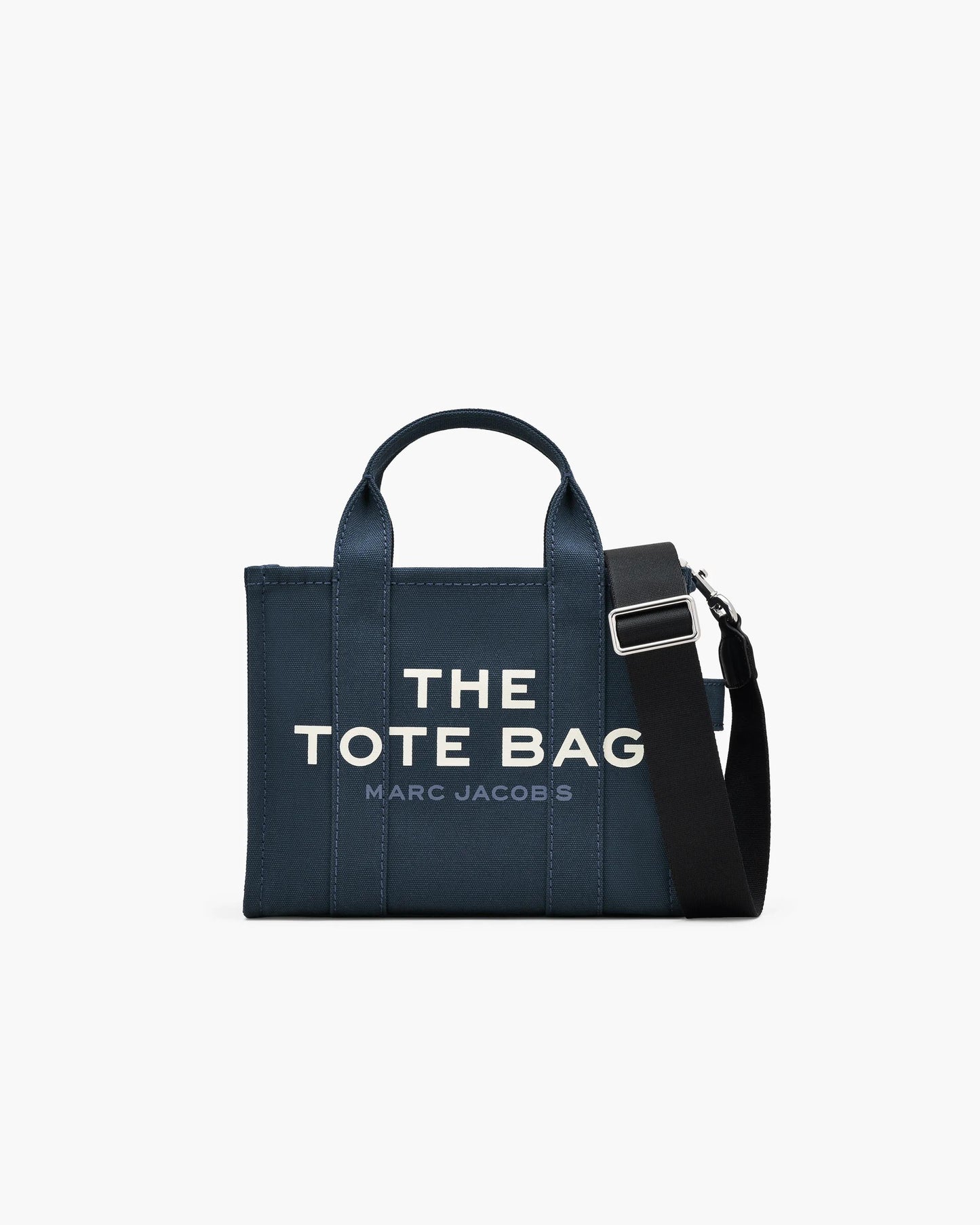 Bolsa Marc Jacobs The Canvas Small Tote Bag, Lona de Algodão, cor Azul Mar, vista frontal | Original Exports