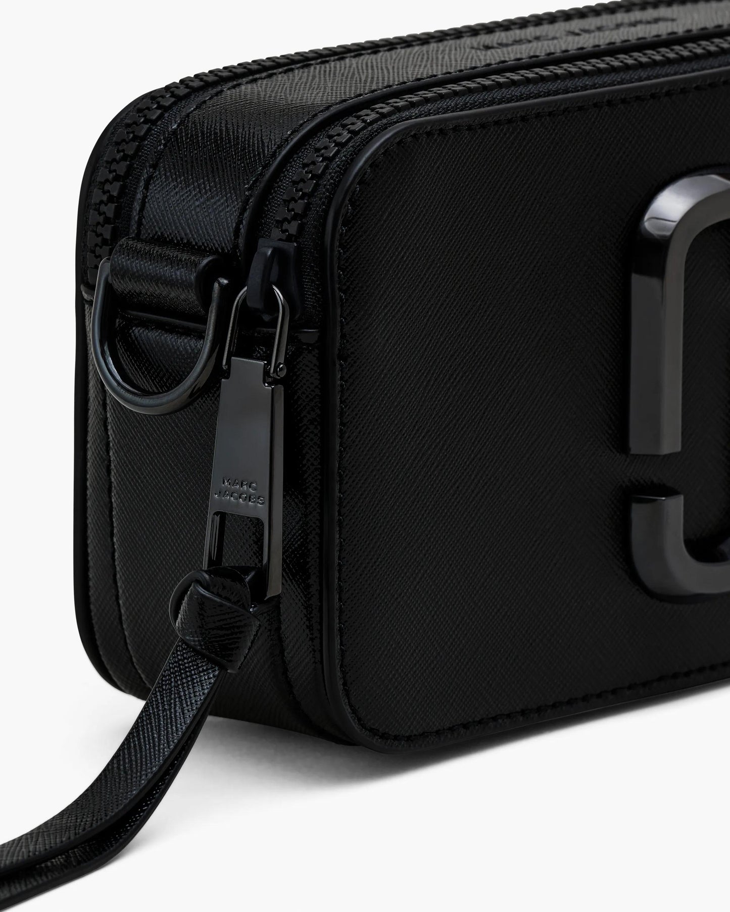 Bolsa Marc Jacobs The Snapshot DTM, Couro Saffiano Legítimo Tonal, cor Preto, vista interna | Original Exports