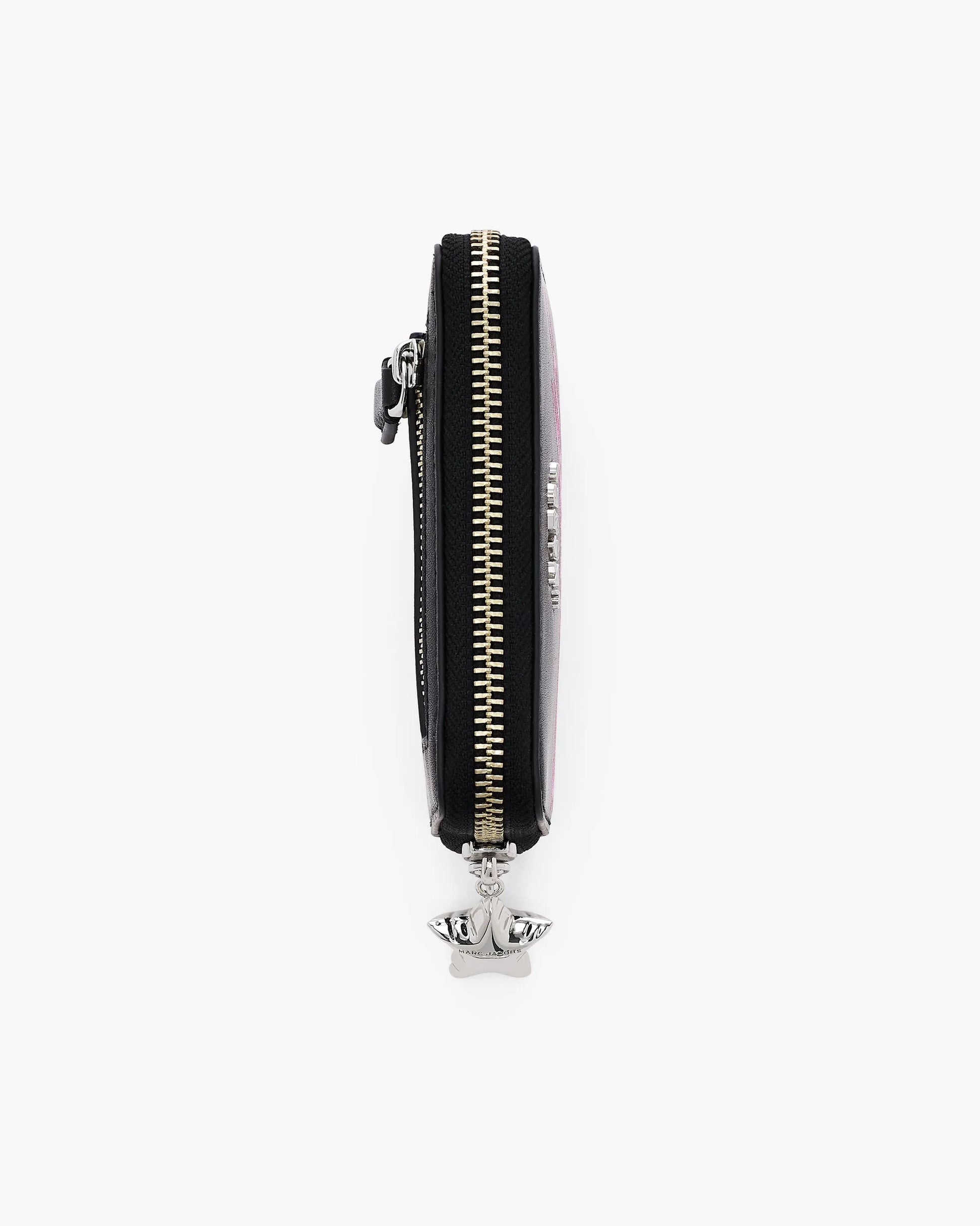 Carteira Marc Jacobs The Perfect Everyday Slim Compact Wallet, Couro Legítimo Liso, cor Preto, vista interna | Original Exports