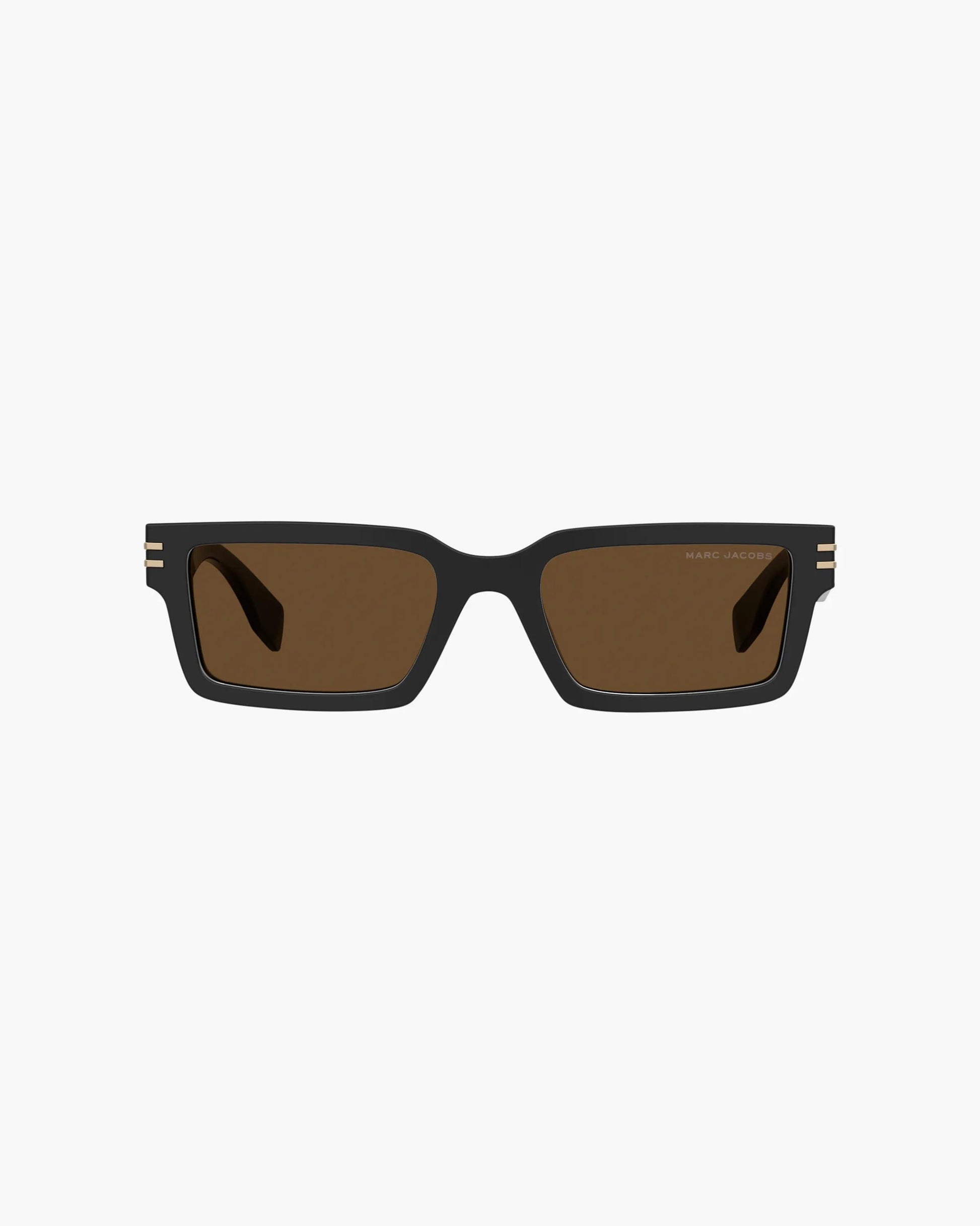 Óculos de Sol Marc Jacobs The Rectangle Sunglasses, Acetato, cor Preto, vista lateral | Original Exports