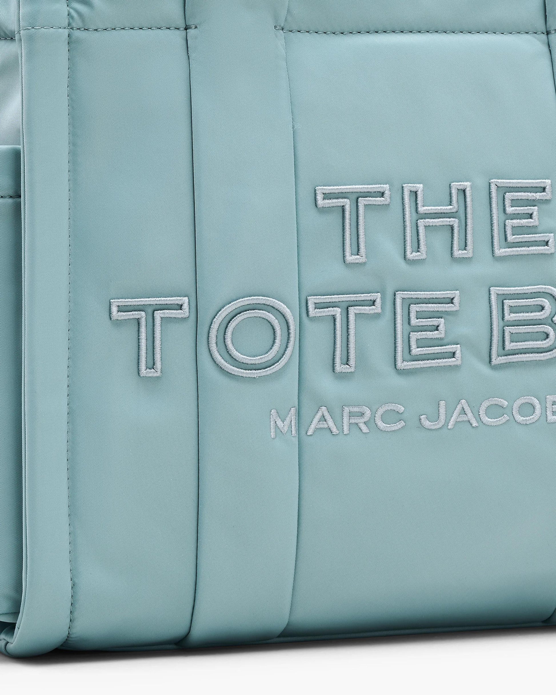 Bolsa Marc Jacobs The Puffy Nylon Medium Tote Bag, Nylon acolchoado, cor Azul Céu, vista interna | Original Exports