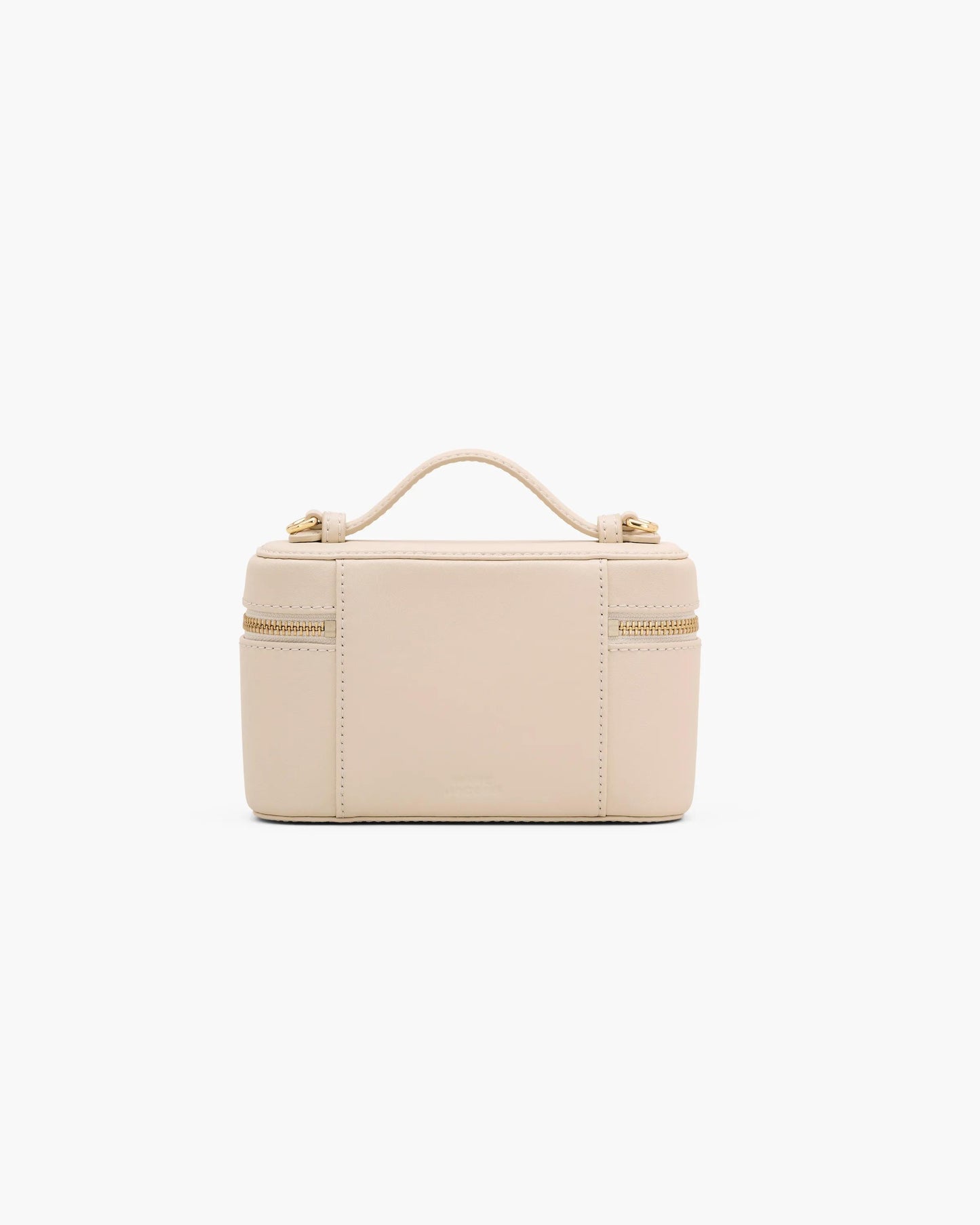 Bolsa Marc Jacobs The Everyday Vanity Bag, Couro Legítimo Liso, cor Branco Nuvem, detalhe do material | Original Exports