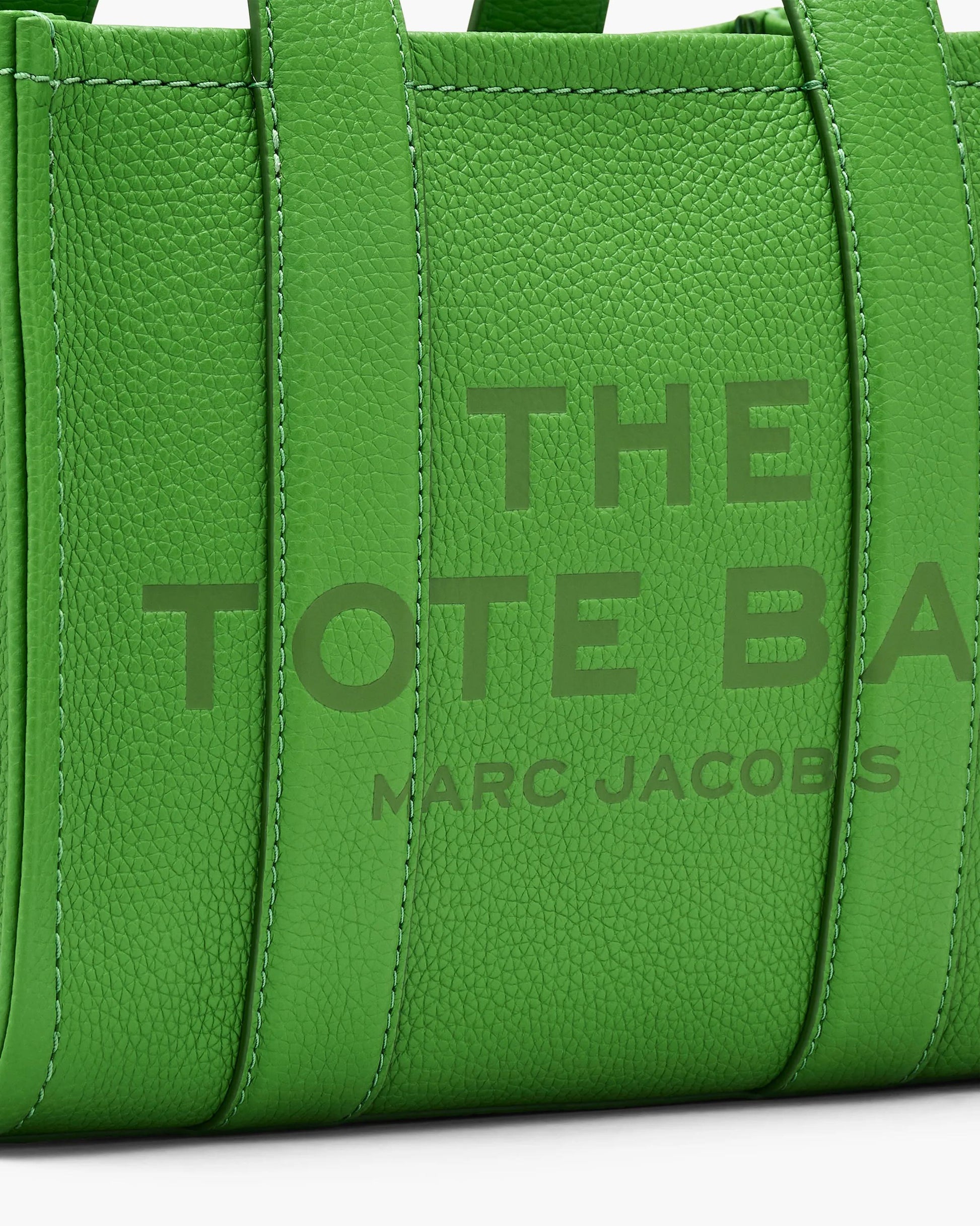 Bolsa Marc Jacobs The Leather Small Tote Bag, Couro Legítimo, cor Verde Kiwi, vista interna | Original Exports