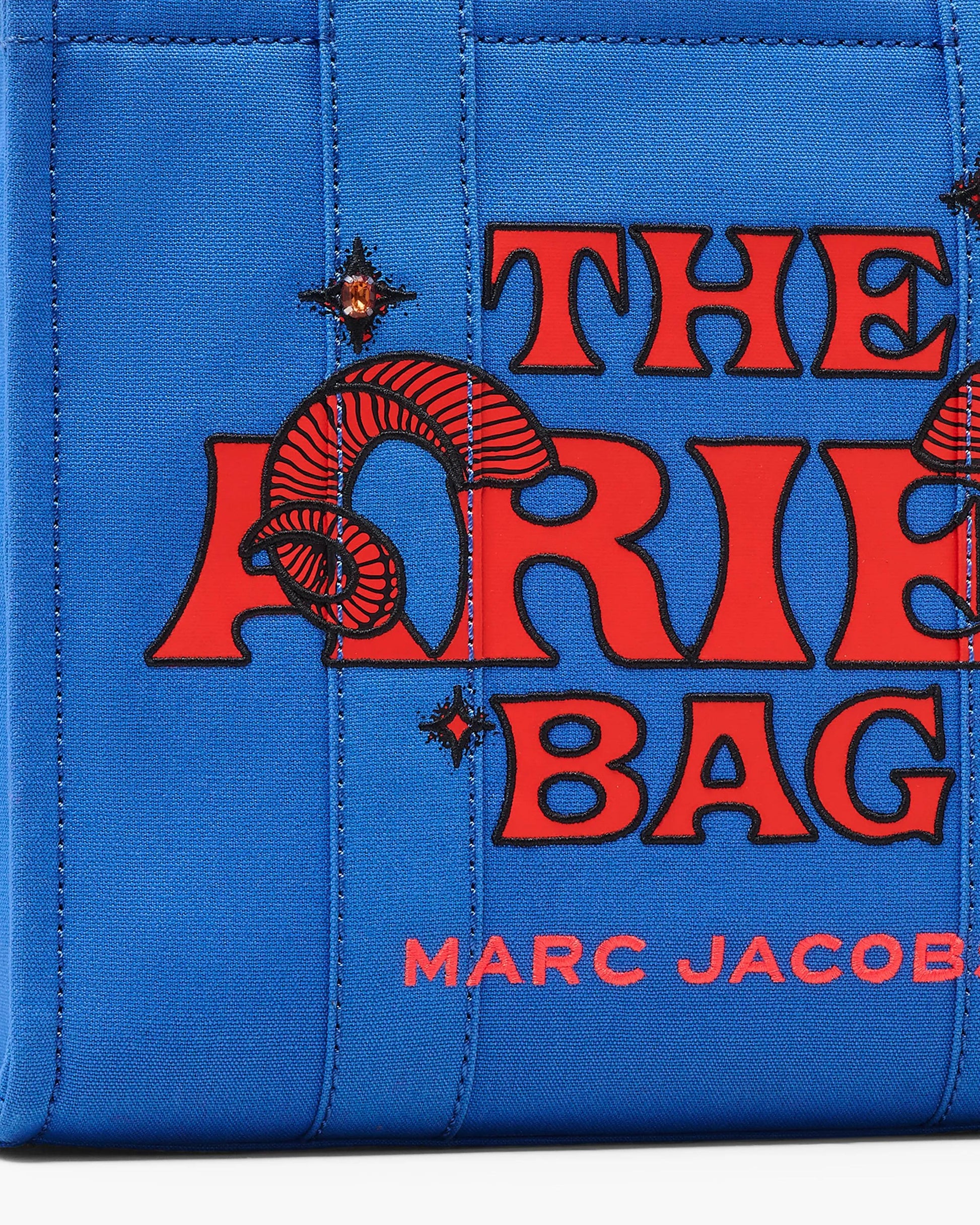 Bolsa Marc Jacobs The Zodiac Tote Bag, Lona de Algodão, cor Áries, vista interna | Original Exports