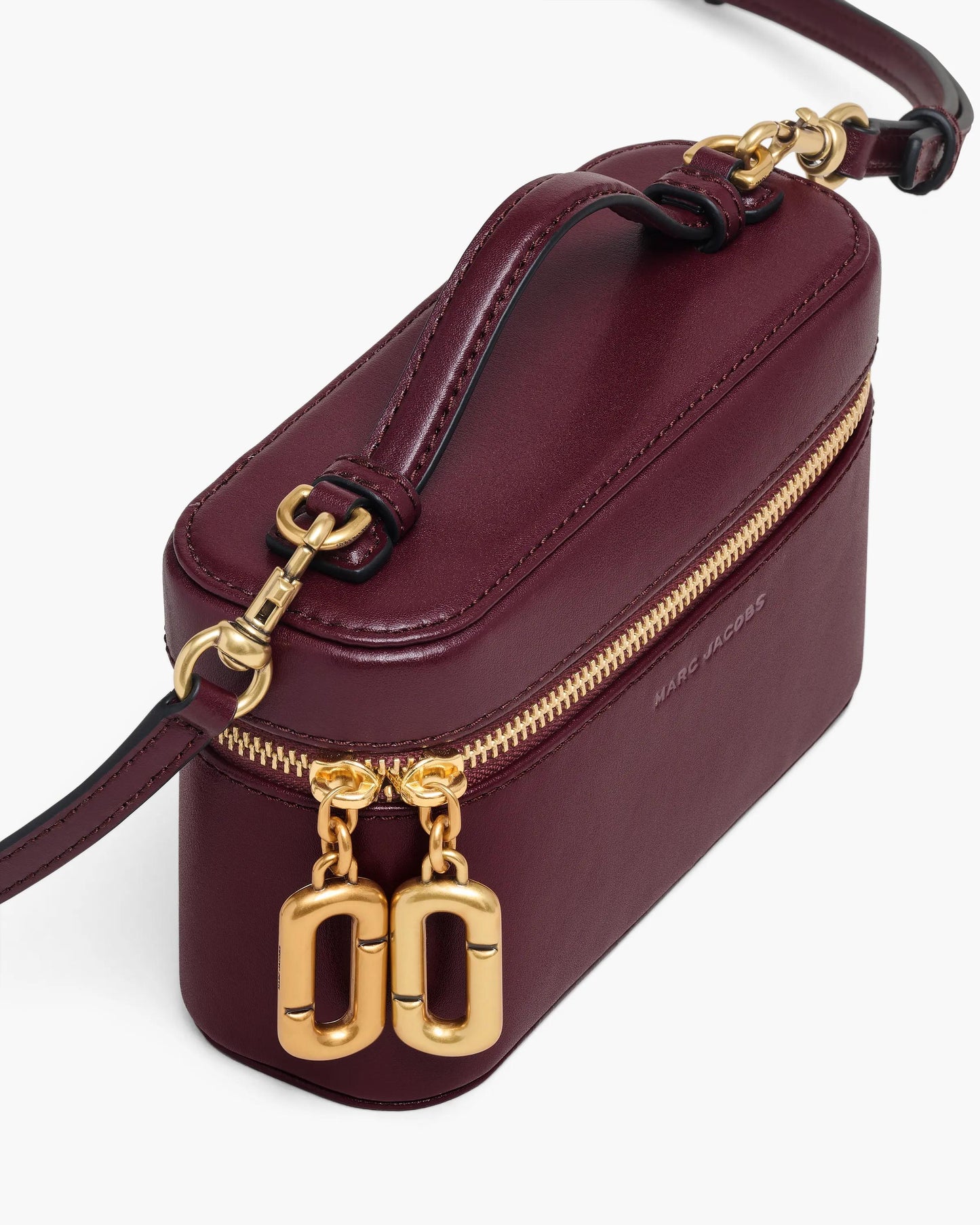 Bolsa Marc Jacobs Scene Vanity Bag, Couro Legítimo Liso, cor Vinho Tinto Escuro, vista interna | Original Exports