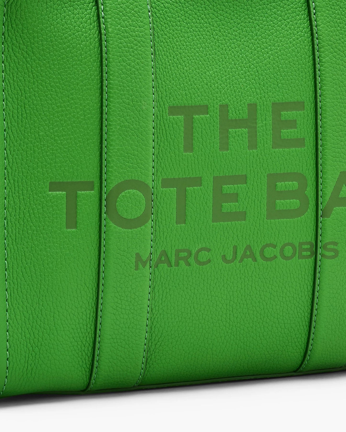 Bolsa Marc Jacobs The Leather Medium Tote Bag, Couro Legítimo, cor Verde Kiwi, vista interna | Original Exports