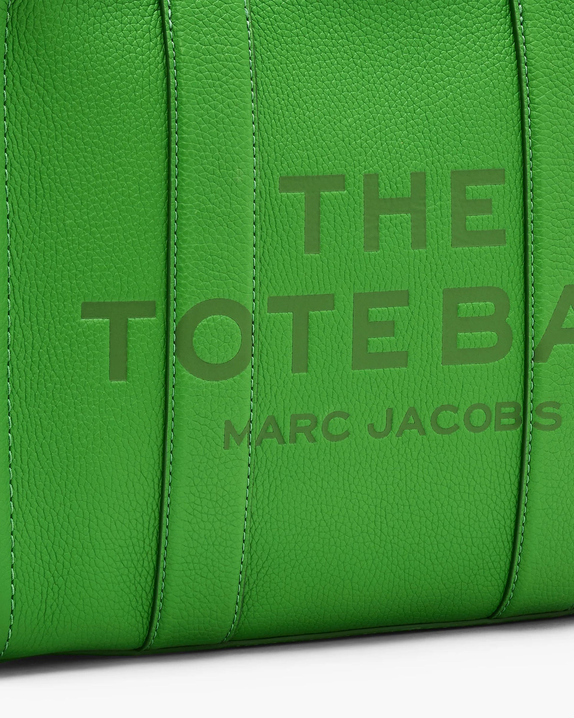 Bolsa Marc Jacobs The Leather Medium Tote Bag, Couro Legítimo, cor Verde Kiwi, vista interna | Original Exports